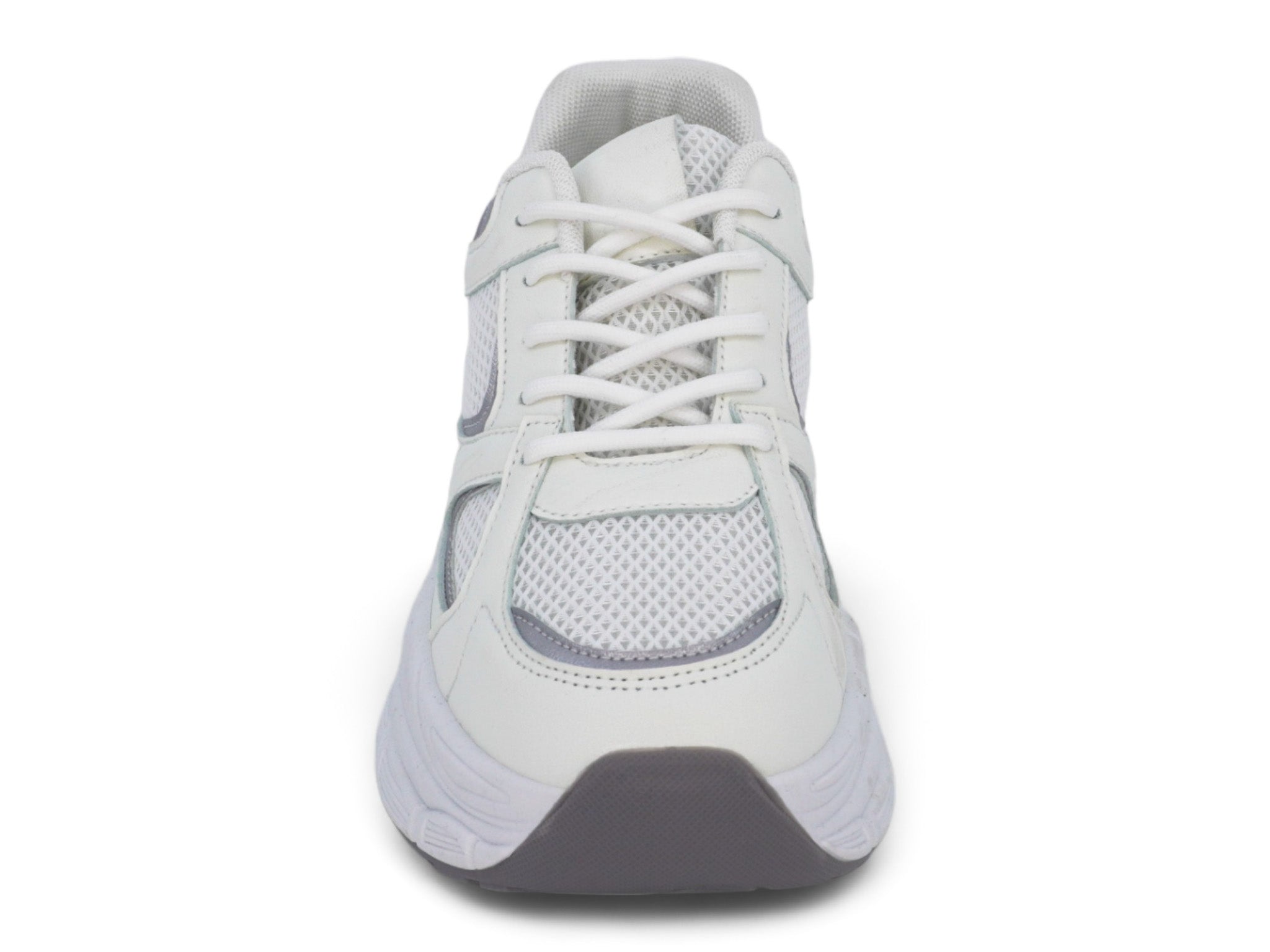 Women's White & Silver Chunky Sneaker