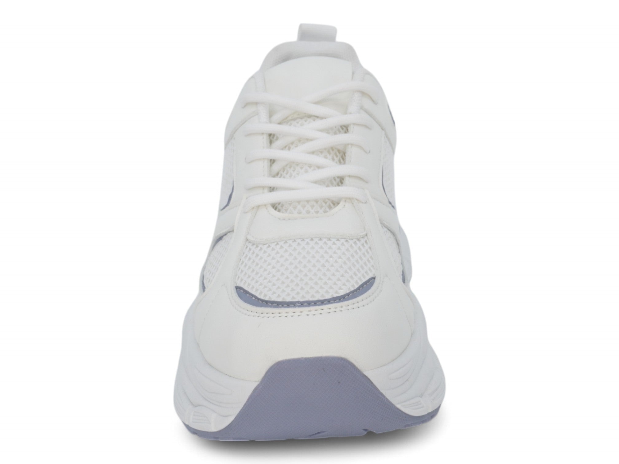 Women's White & Blue Platform Sneaker