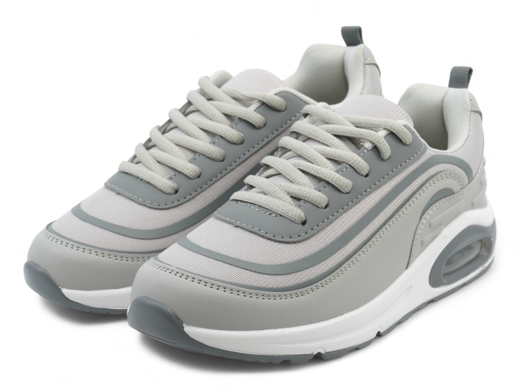 Women's Gray Bubble Athletic Sneaker