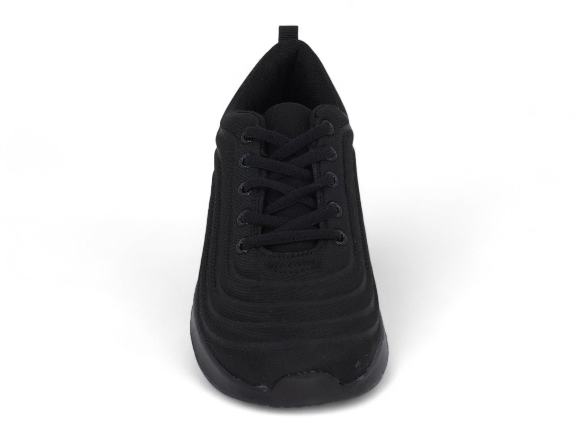 Women's Black Nylon Athletic Sneaker