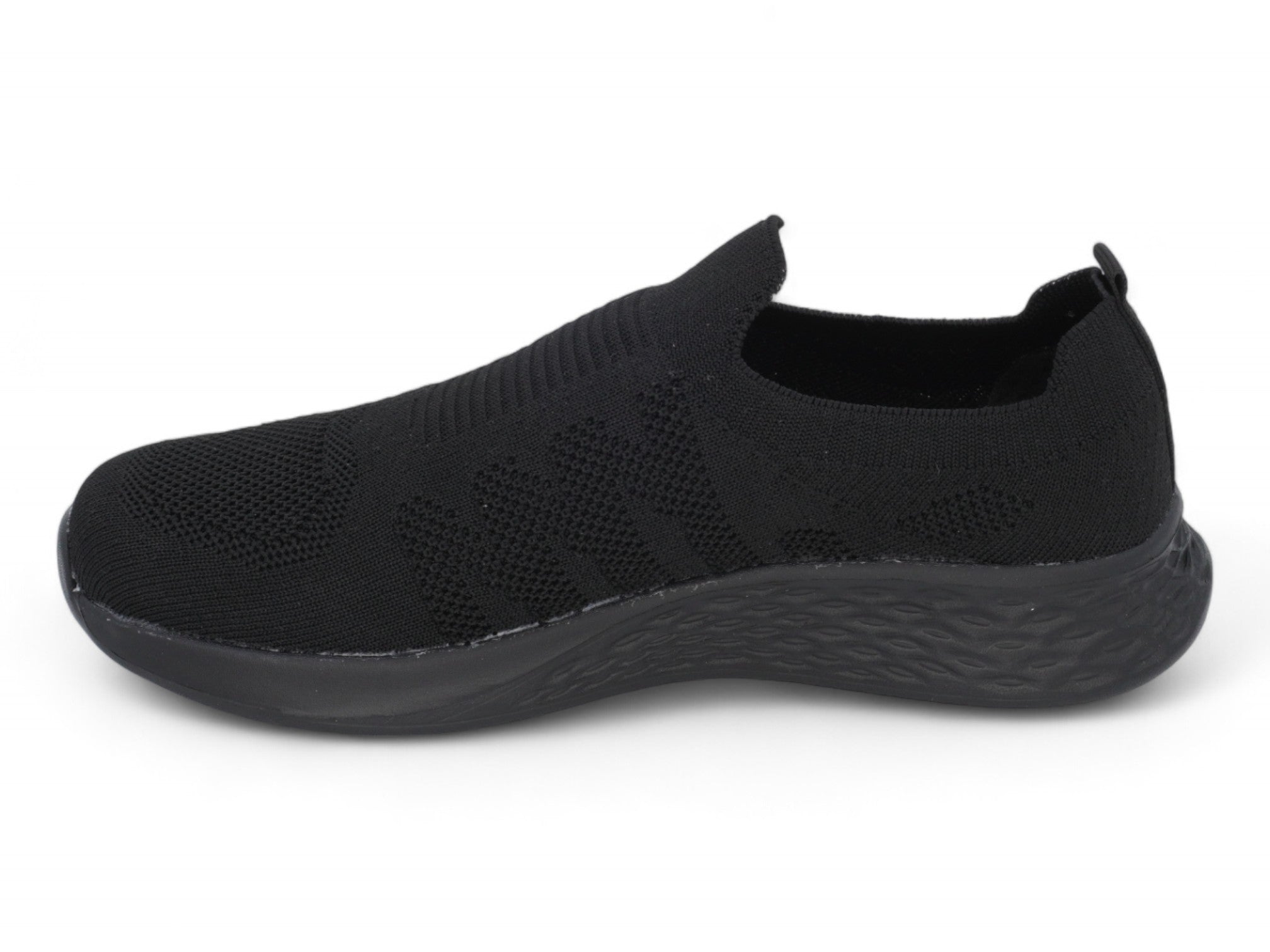 Women's Black Flyknit Step-In Sneaker
