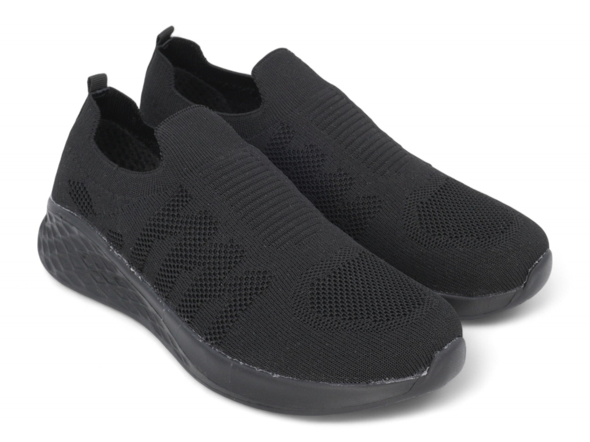 Women's Black Flyknit Step-In Sneaker