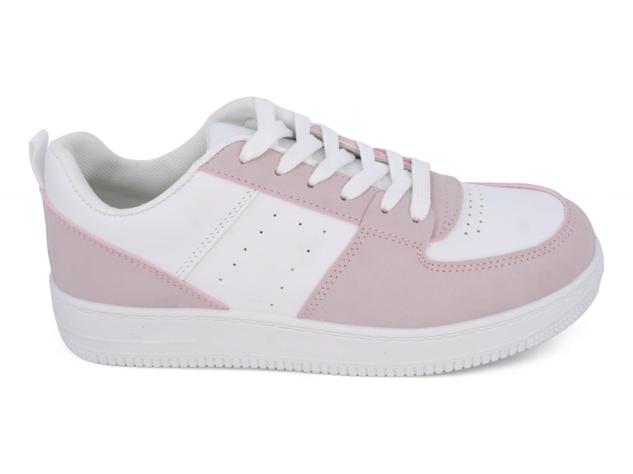 Women's Blush Pink Court Side Sneaker