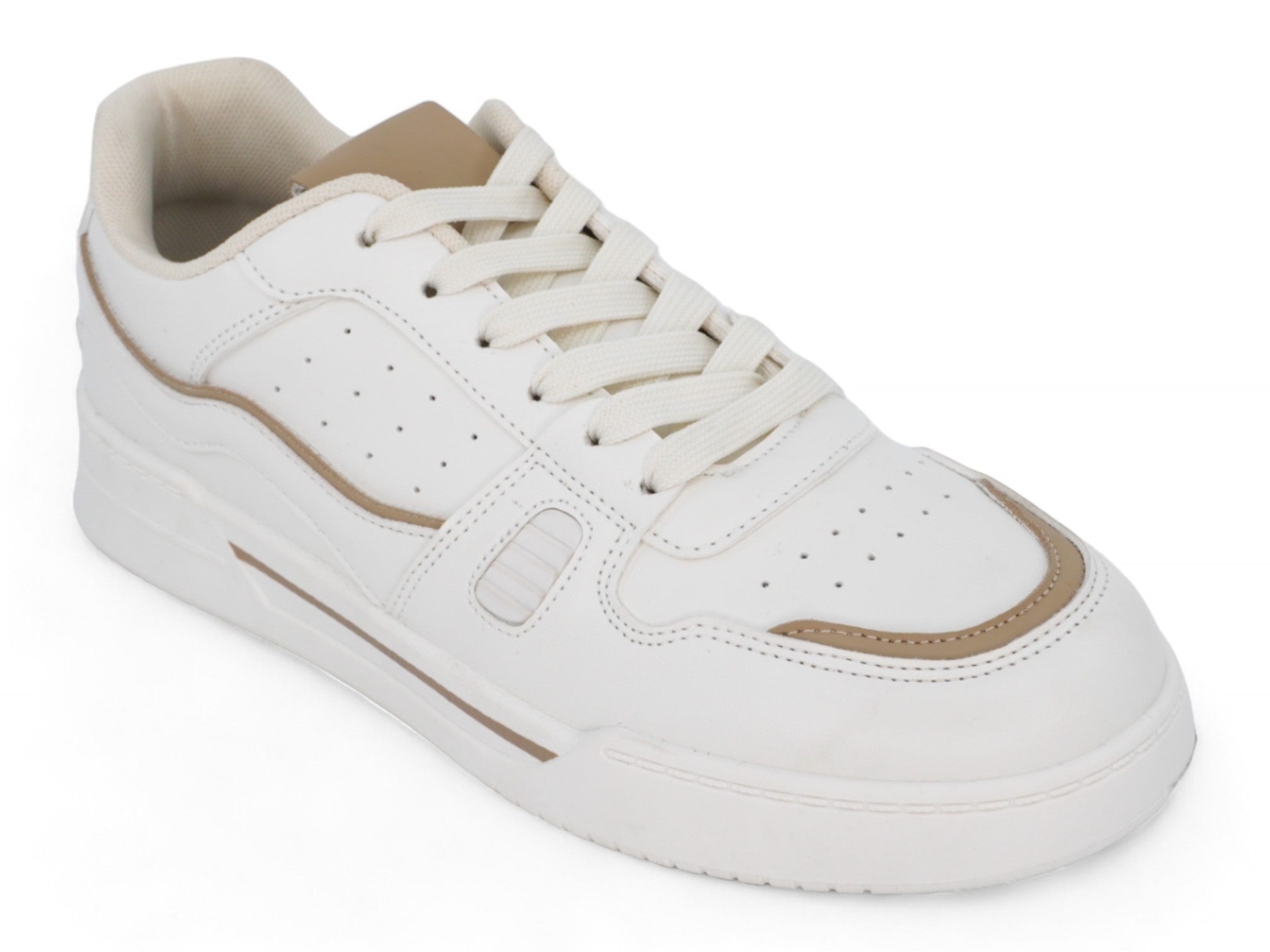 Women's Taupe & White Lexi Sneaker
