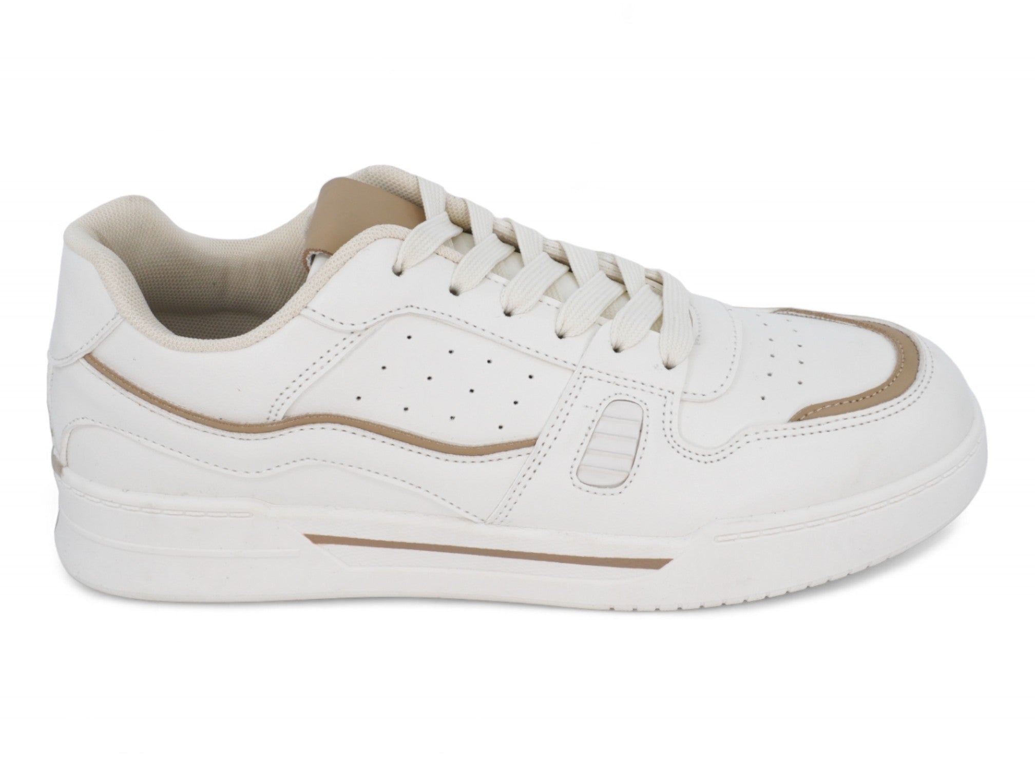 Women's Taupe & White Lexi Sneaker