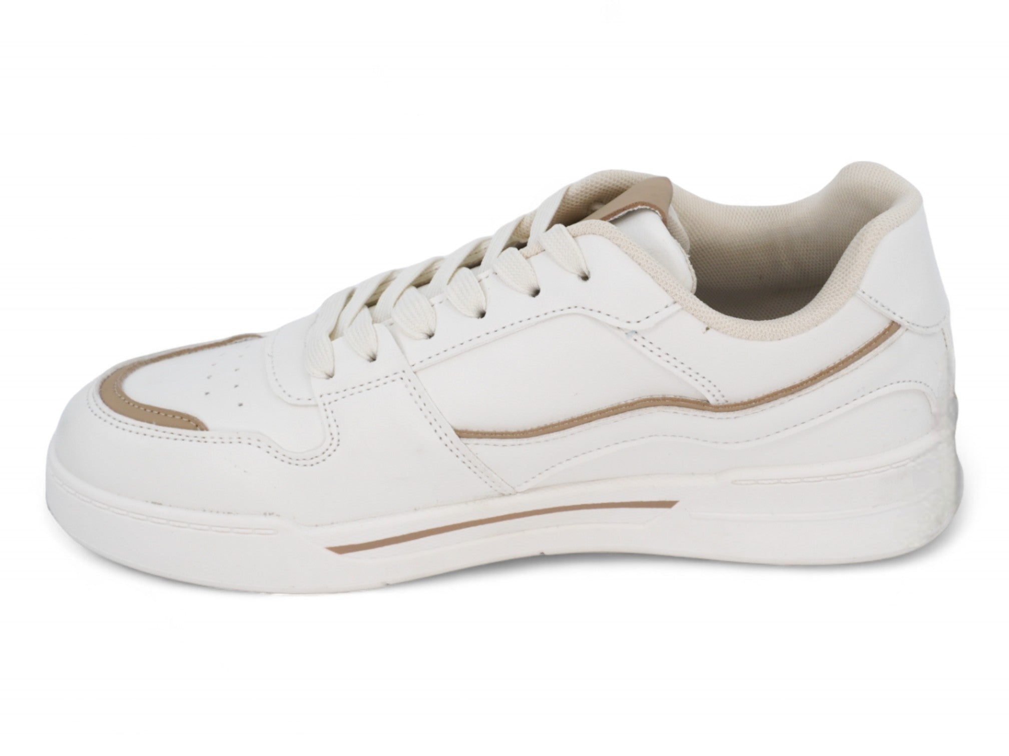 Women's Taupe & White Lexi Sneaker
