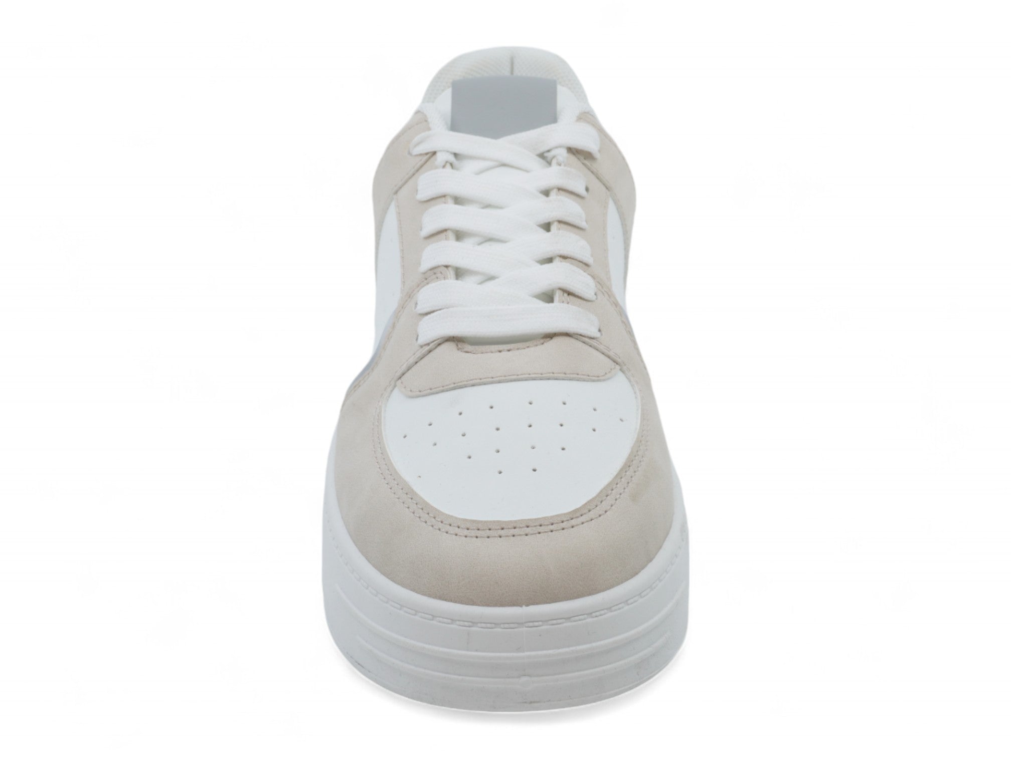 Women's Gray & Beige Court Side Sneaker