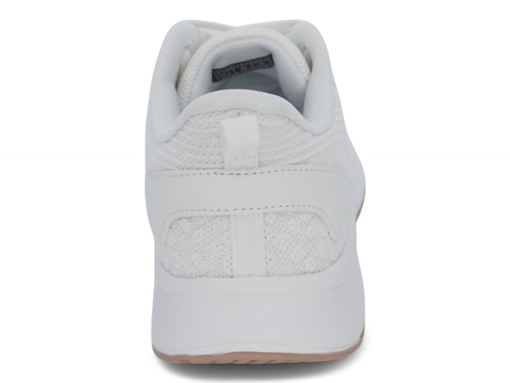 Women's White Gum Sole Fly Knit Sneaker