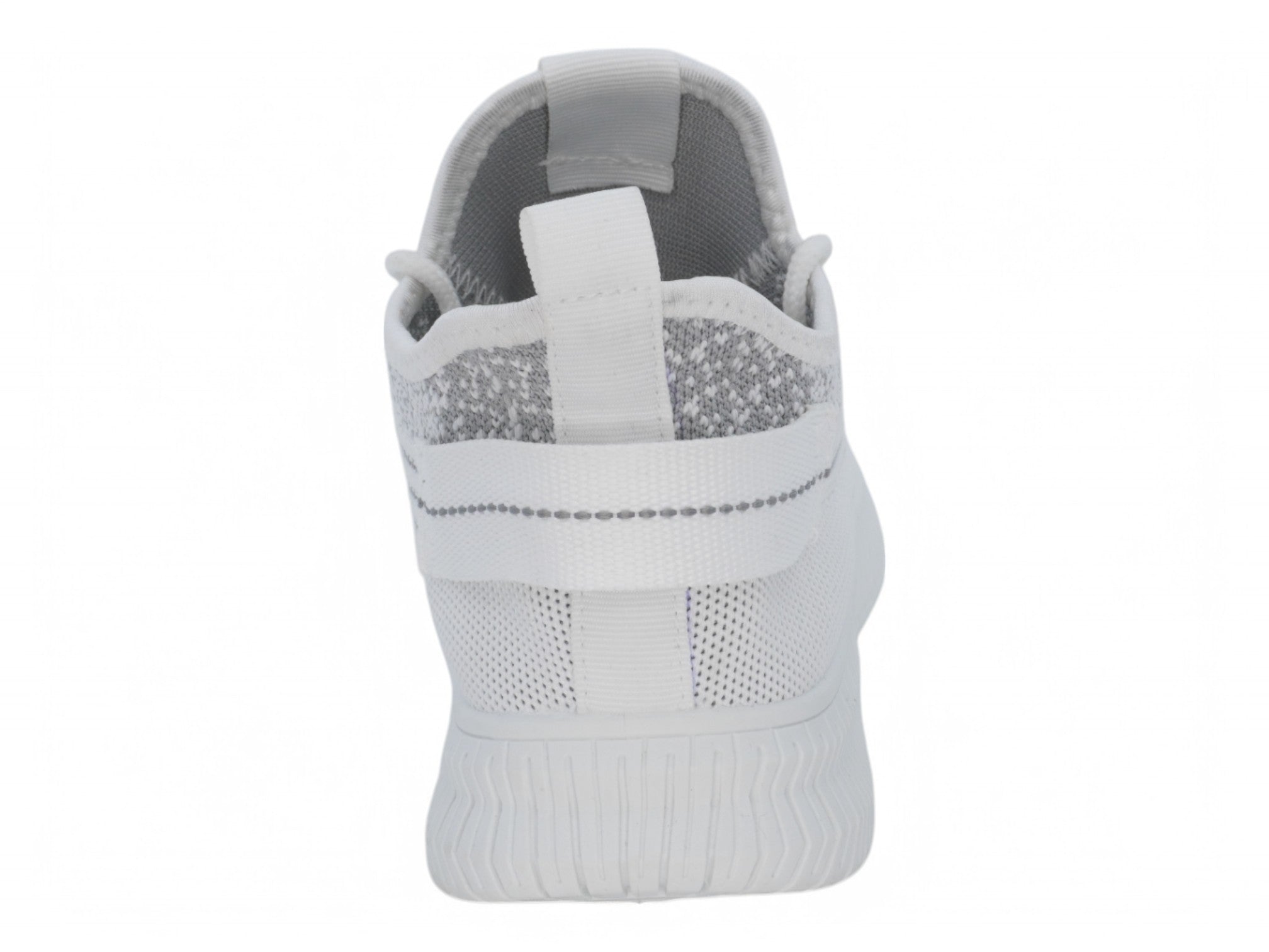 Women's White Peppered Flyknit Athletic Sneaker