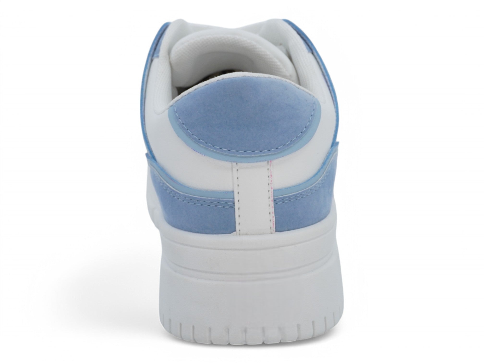 Women's Blue & White Suede Court Sneaker