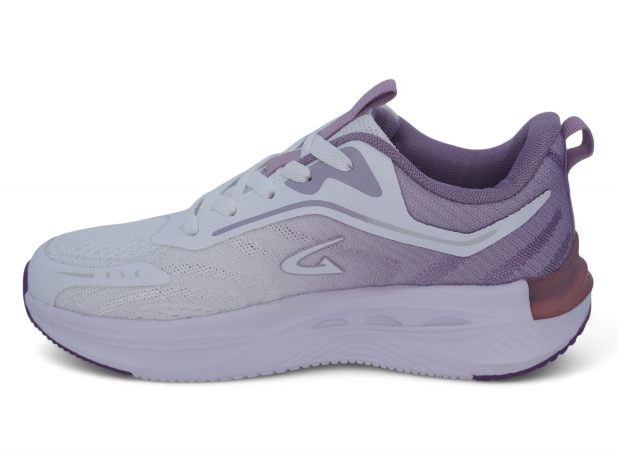 Women's Icy Mauve & White Athletic Sneaker
