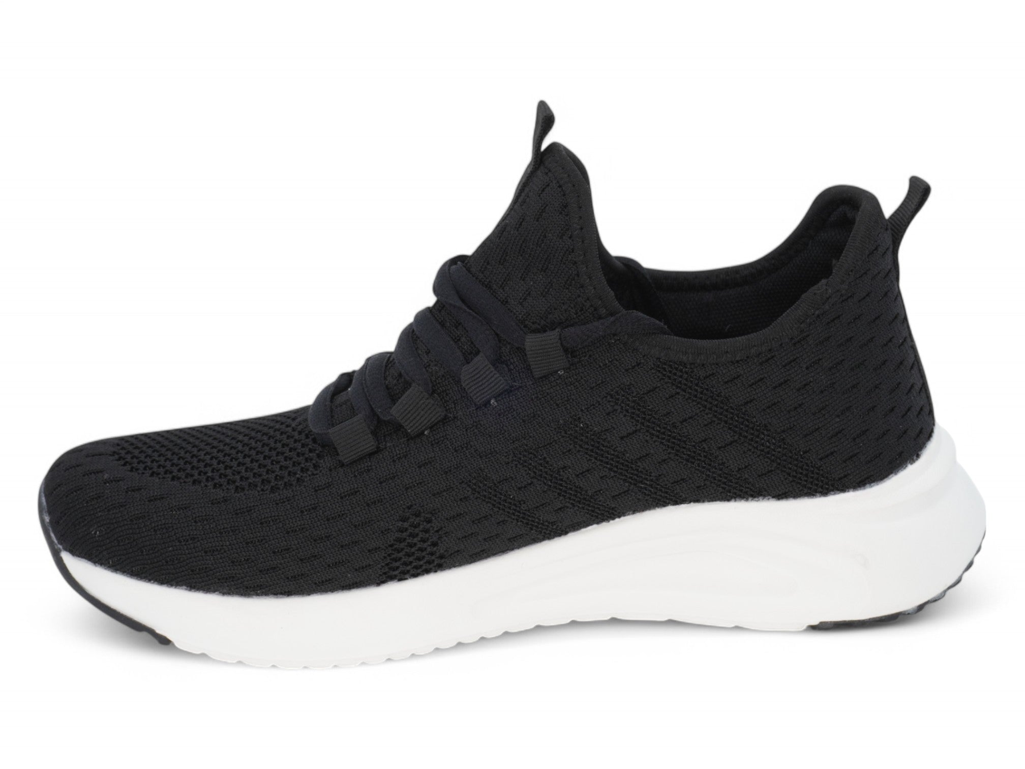 Women's Black Mesh Bubble Sneaker