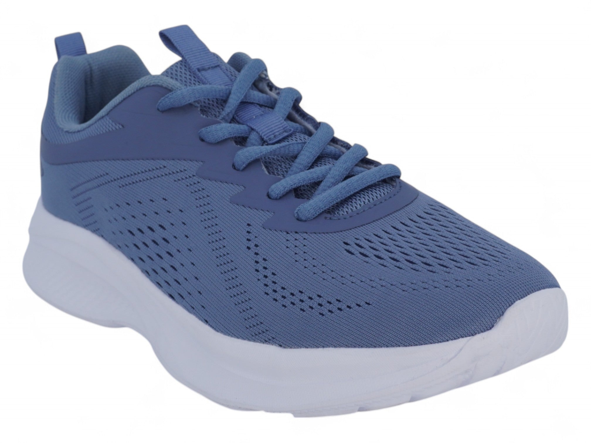Women's Dusty Blue Jacquard Athletic Sneaker