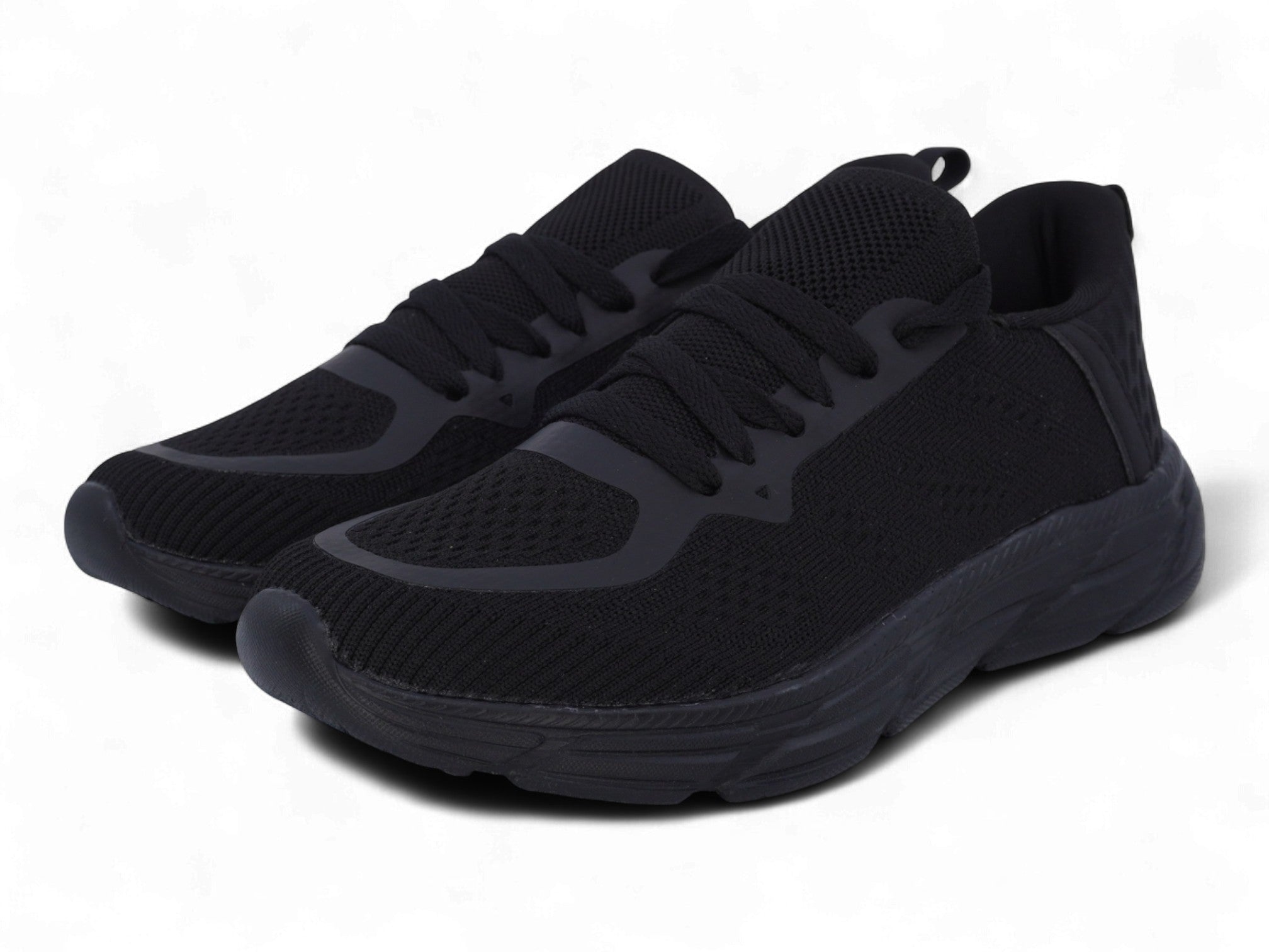 Women's Black Fly Knit Step-In Sneaker