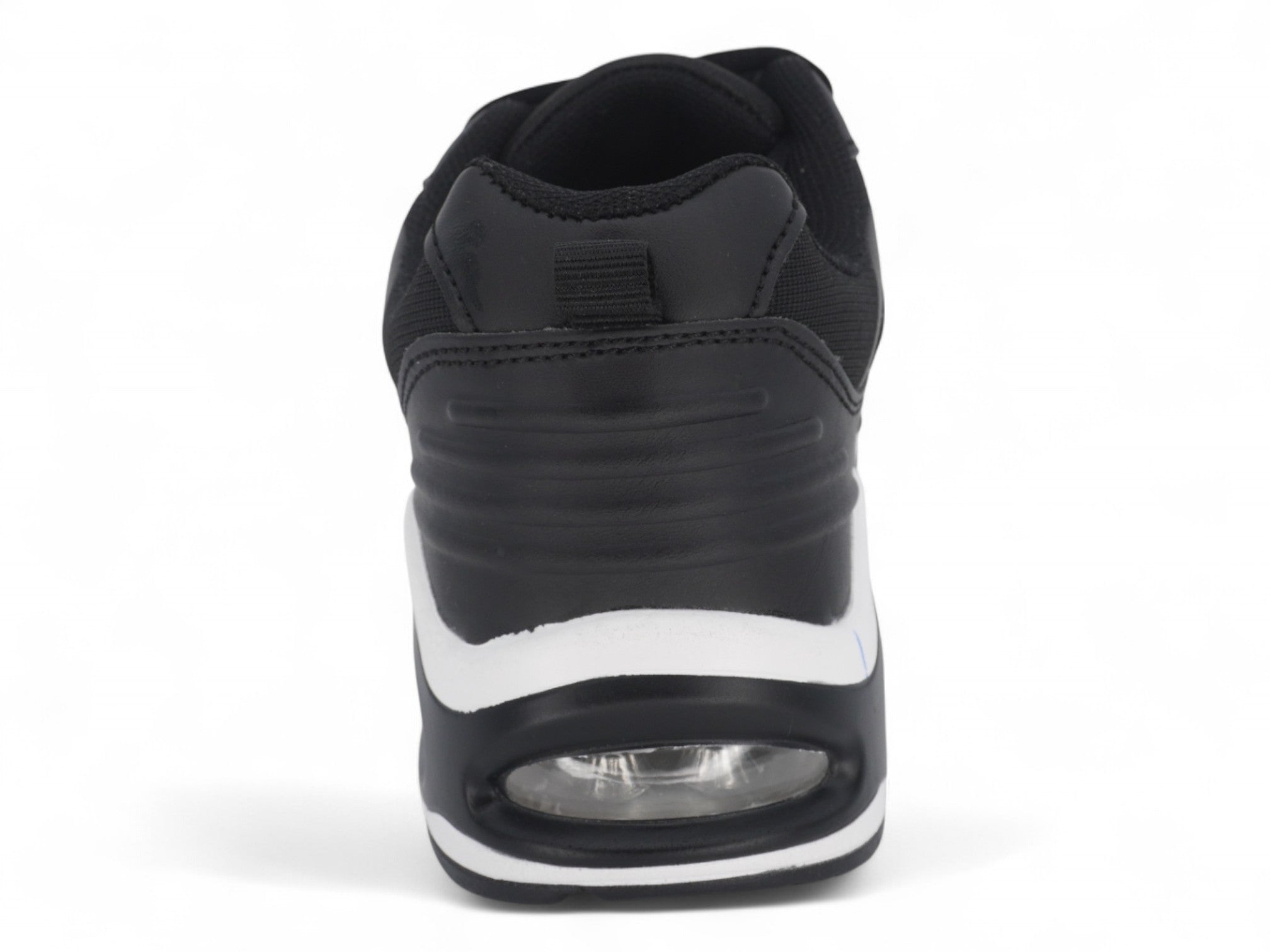 Women's Black & White Bubble Athletic Sneaker