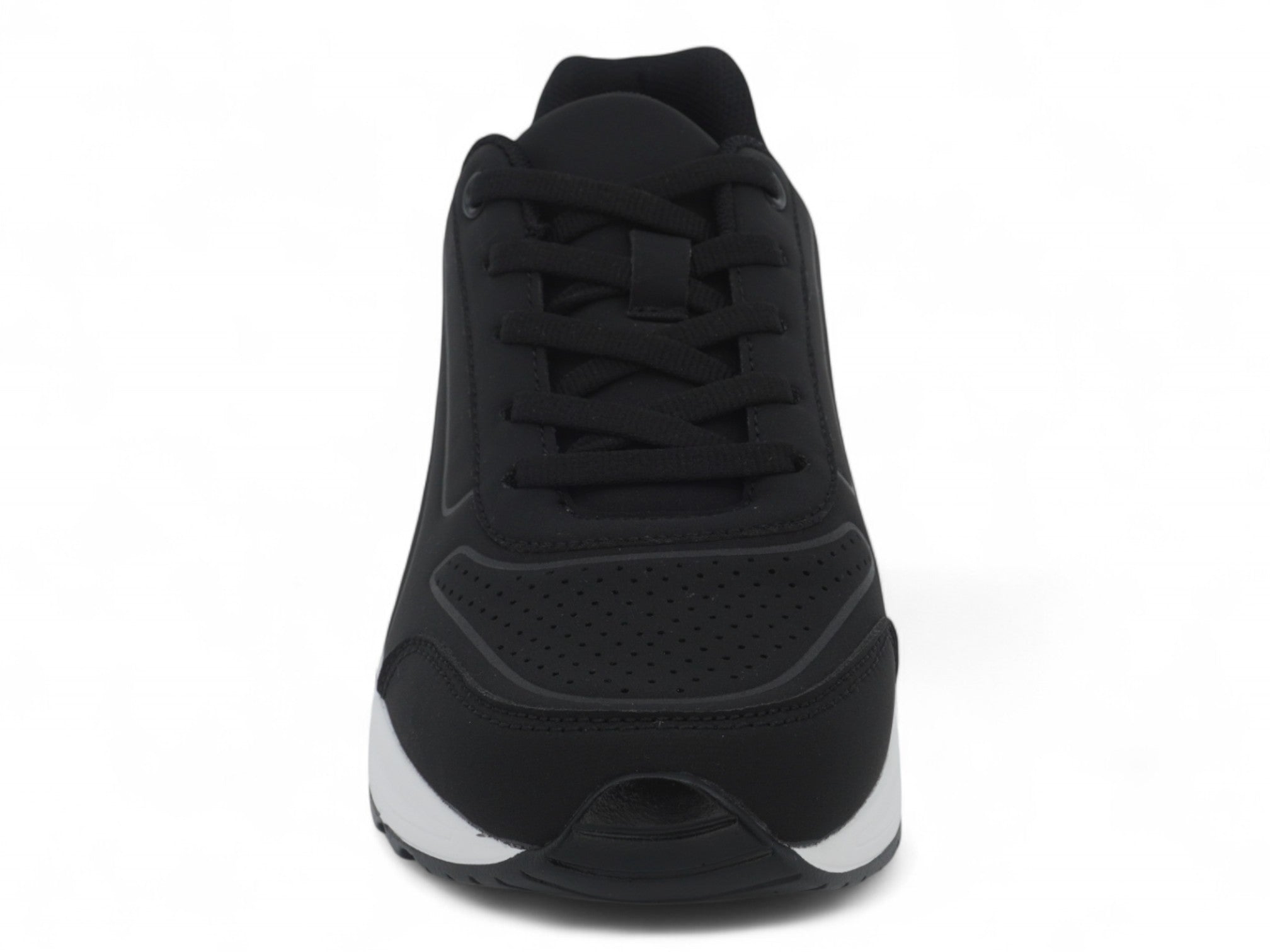 Women's Matte Black Bubble Athletic Sneaker
