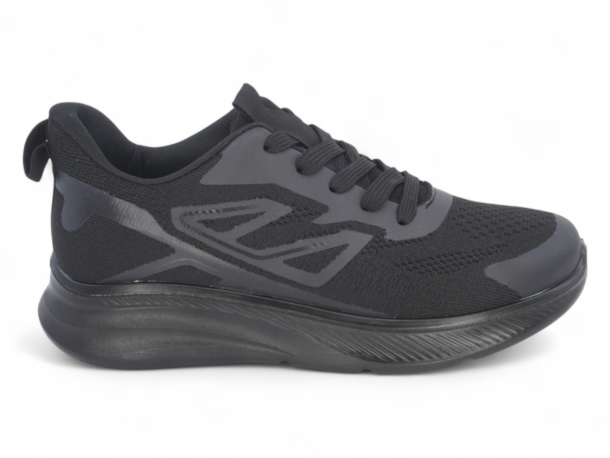 Women's Black Foam Padded Athletic Sneaker