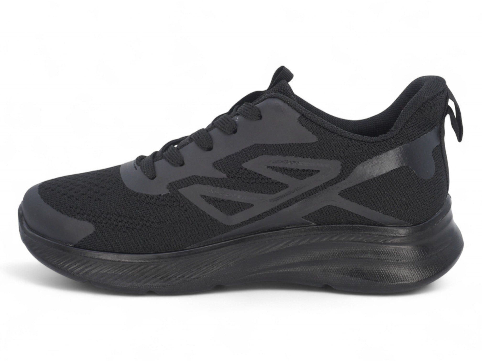 Women's Black Foam Padded Athletic Sneaker