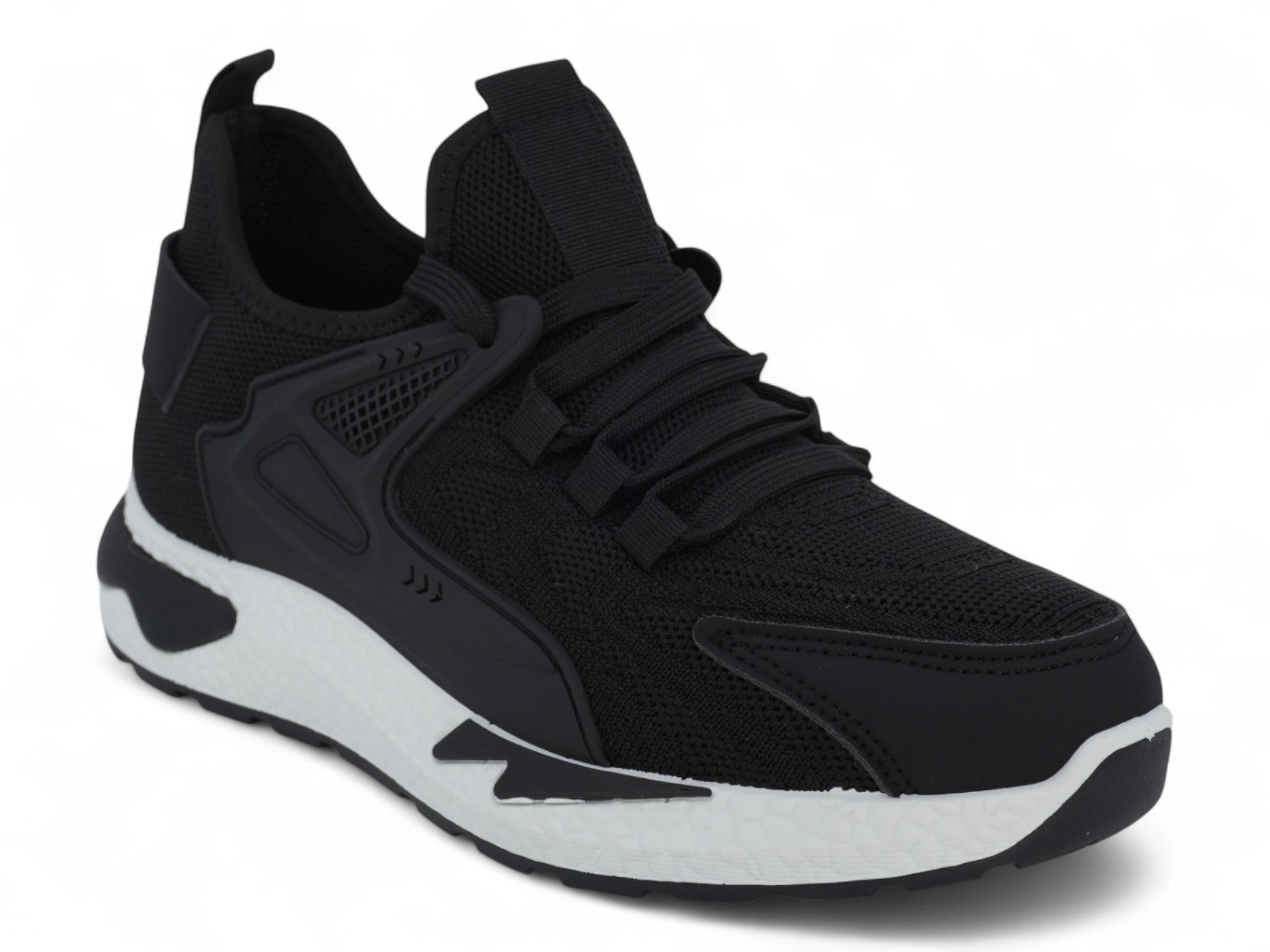 Women's Black Sport Fly Knit Sneaker