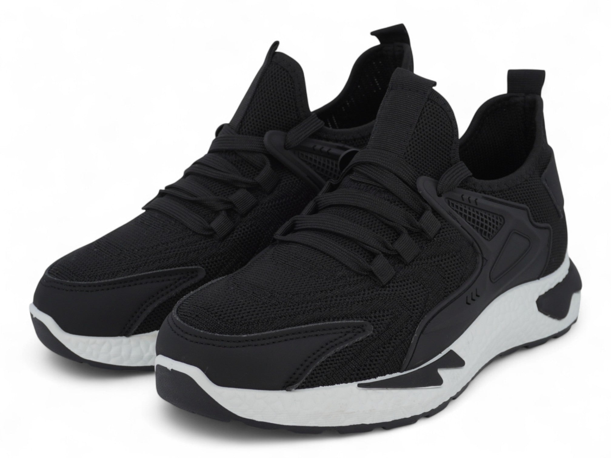 Women's Black Sport Fly Knit Sneaker