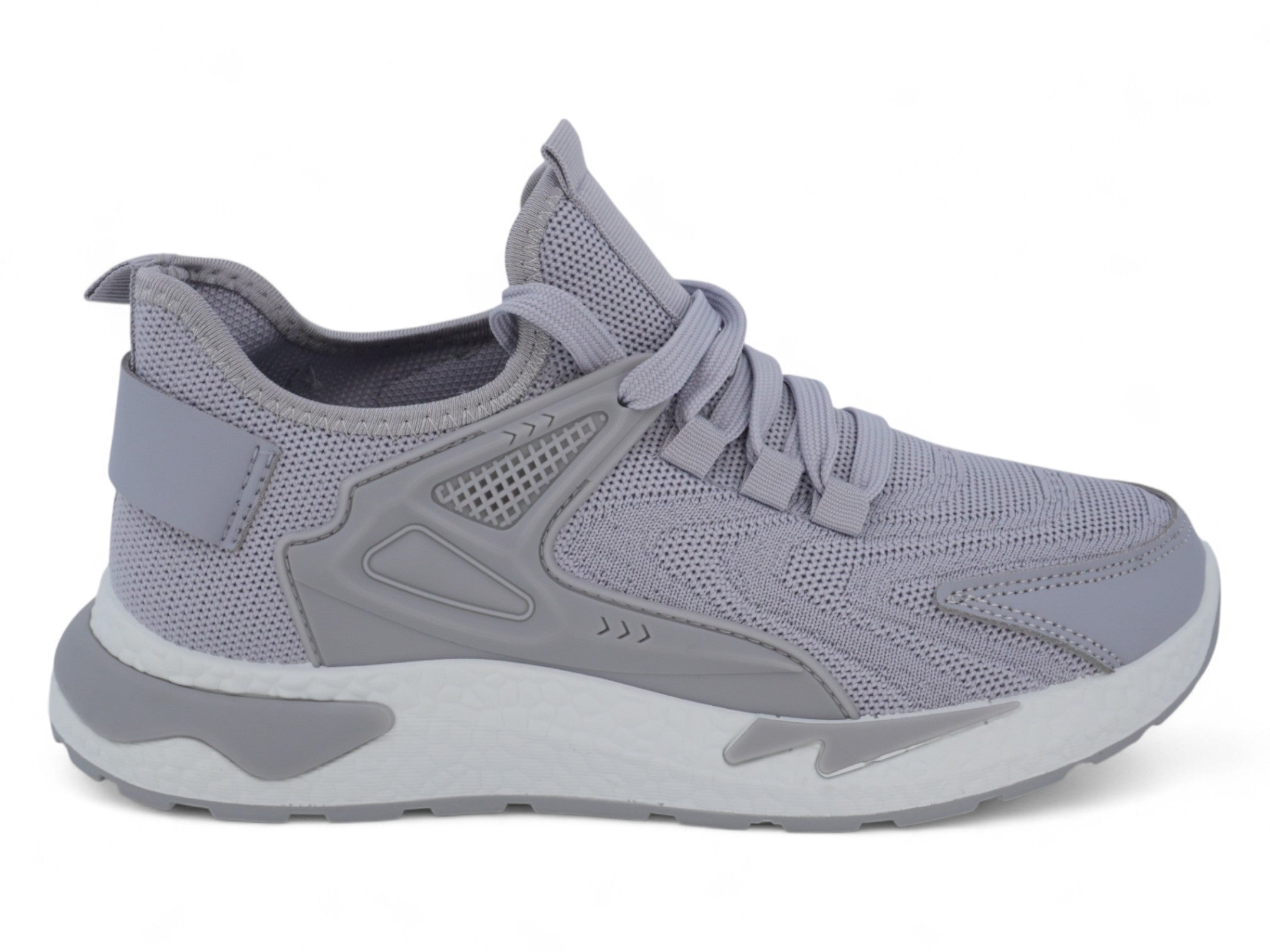 Women's Gray Sport Fly Knit Sneaker