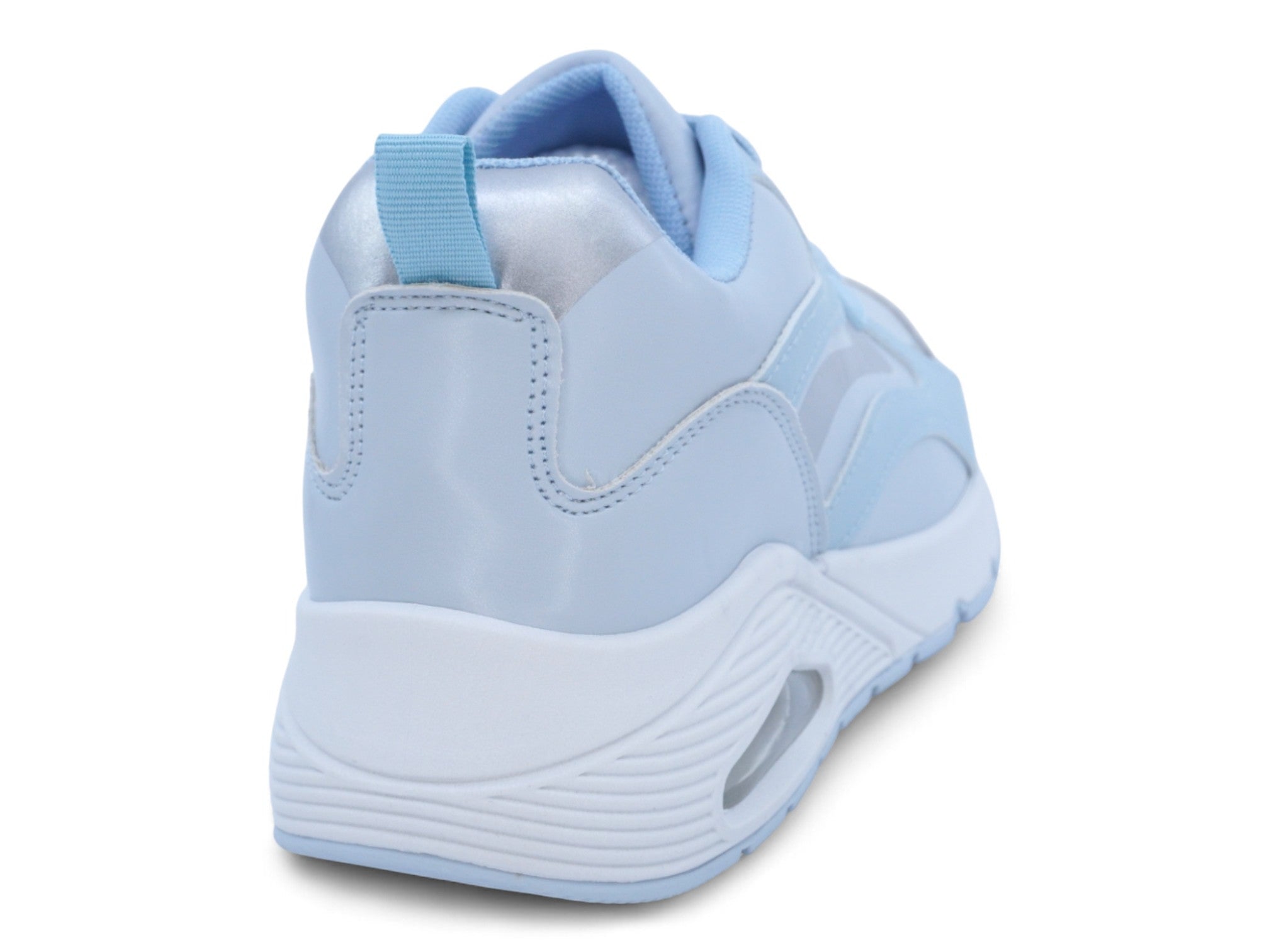 Women's Blue & Silver Bubble Athletic Sneaker