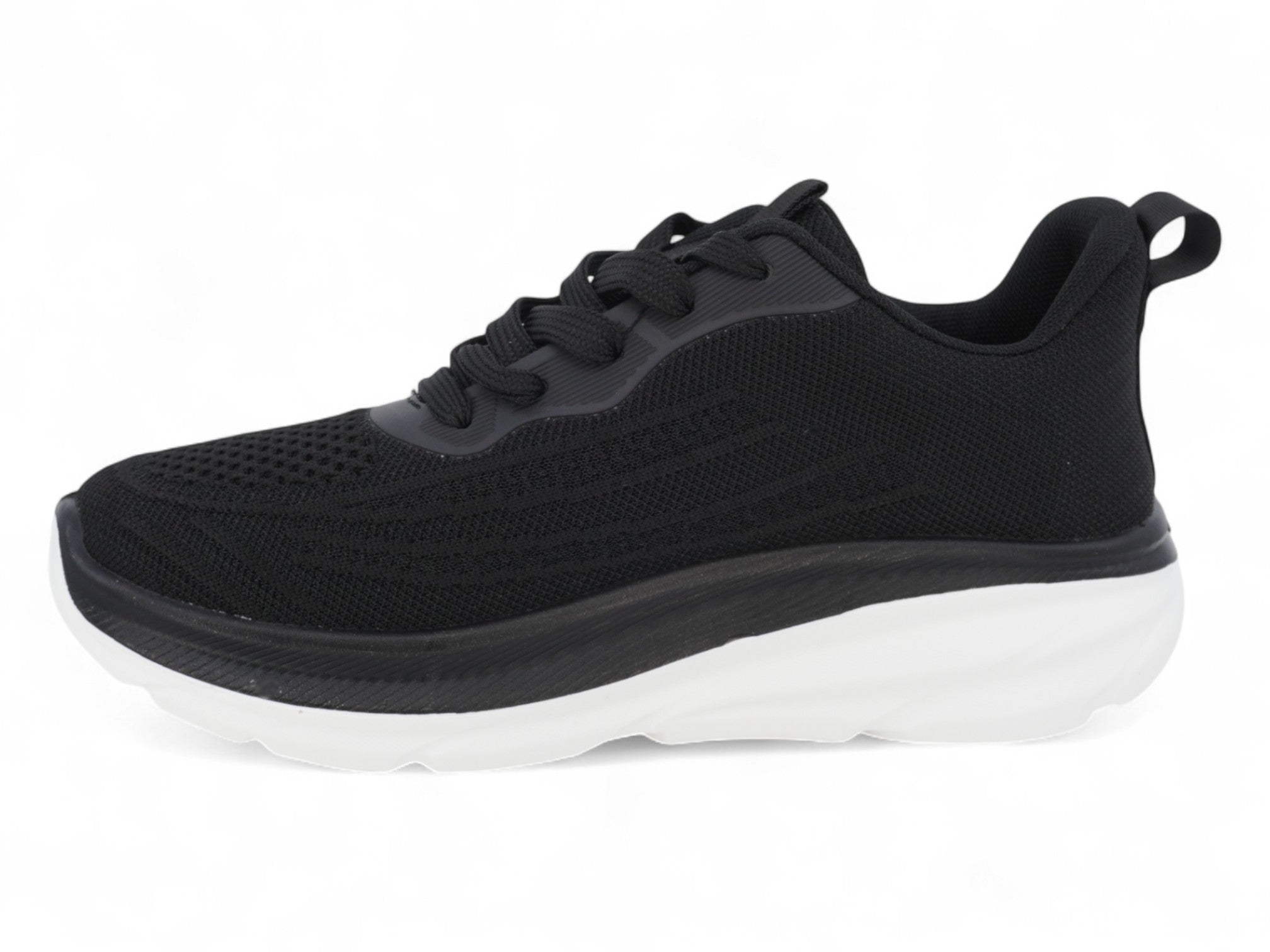 Women's Black Cyberstep Athletic Sneaker