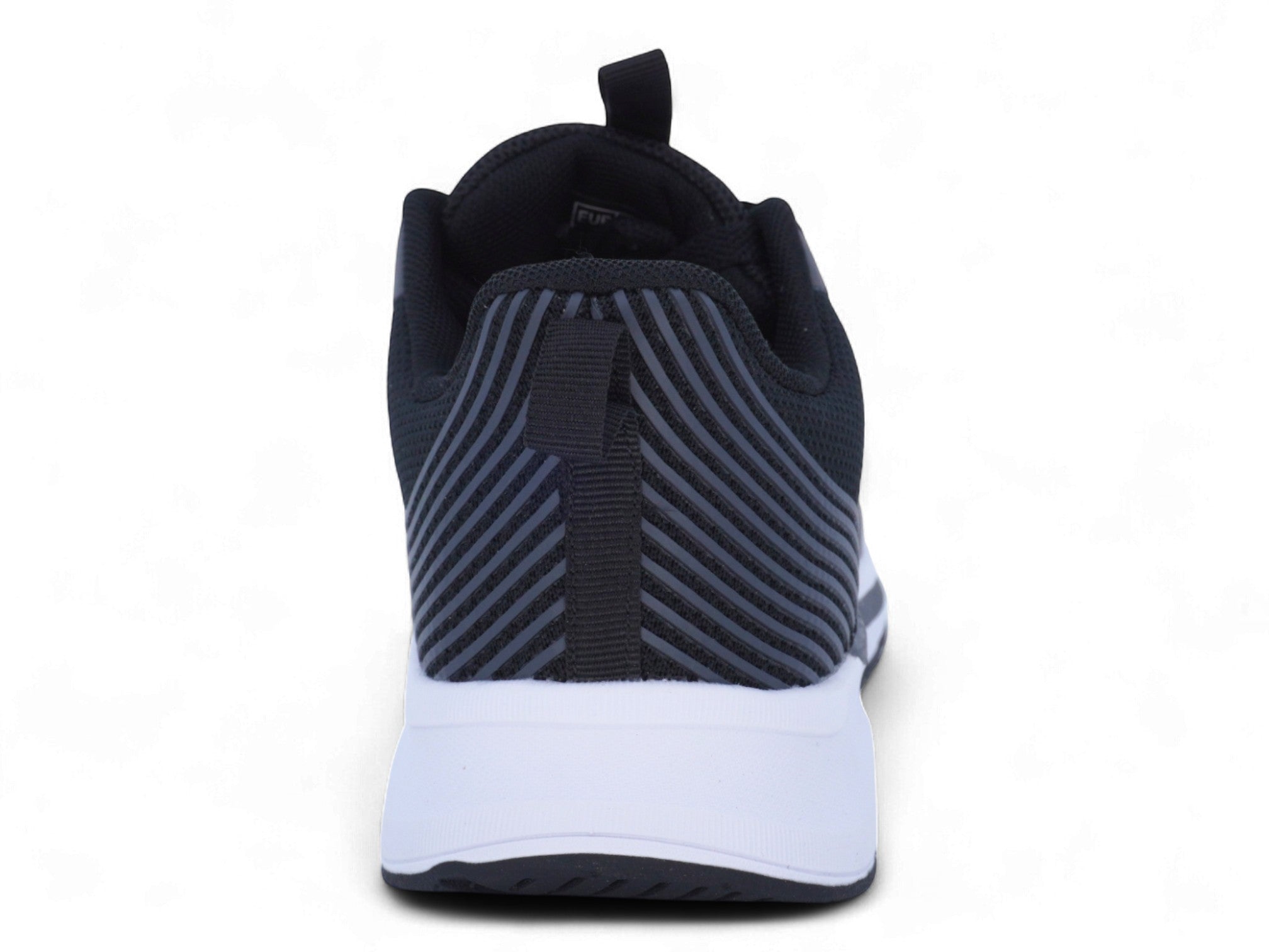 Women's Black & White Stripped Athletic Sneaker