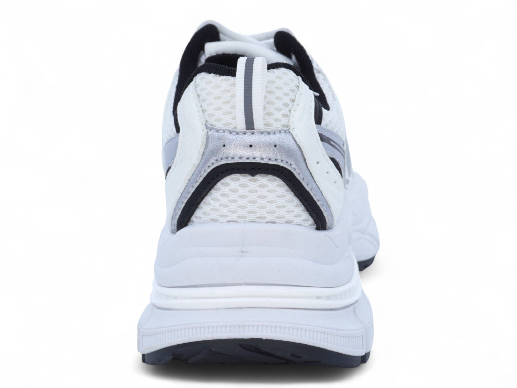 Women's White & Silver Tempo X Sneaker