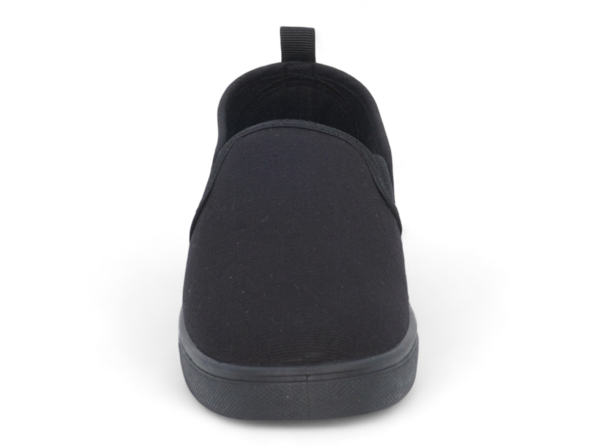 Women's Black Canvas Slip On Sneaker