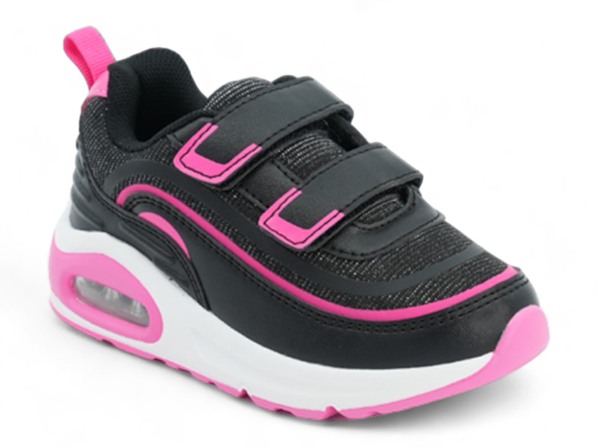 Toddler Pink & Black Bubble Athletic Sneaker