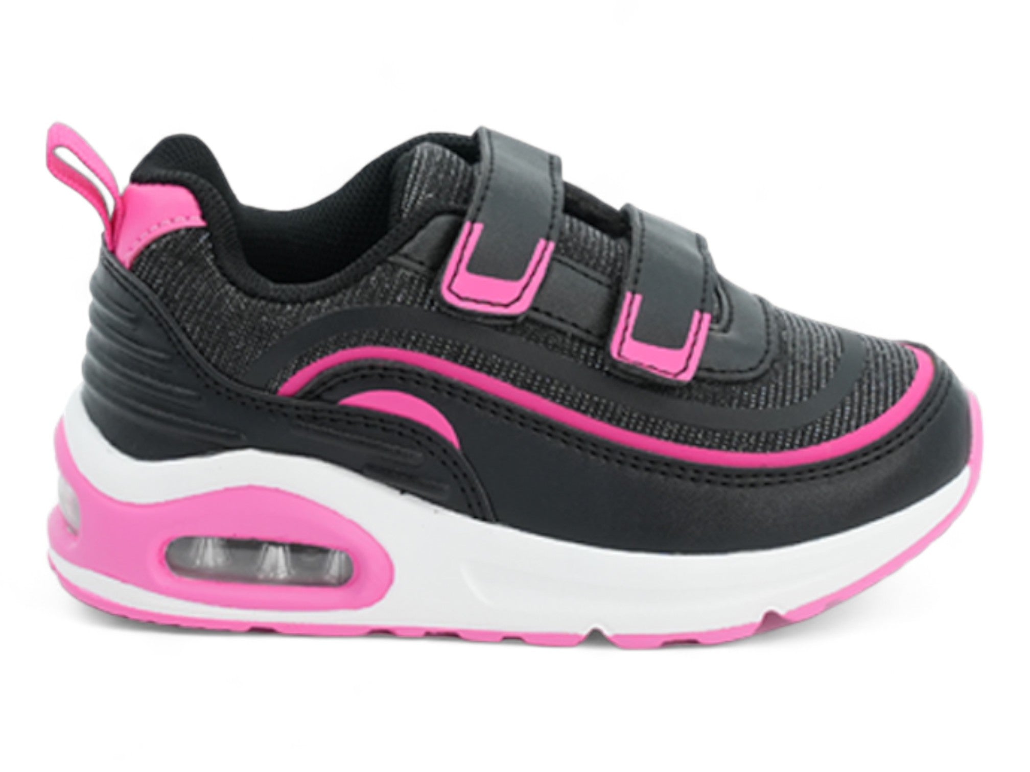 Toddler Pink & Black Bubble Athletic Sneaker