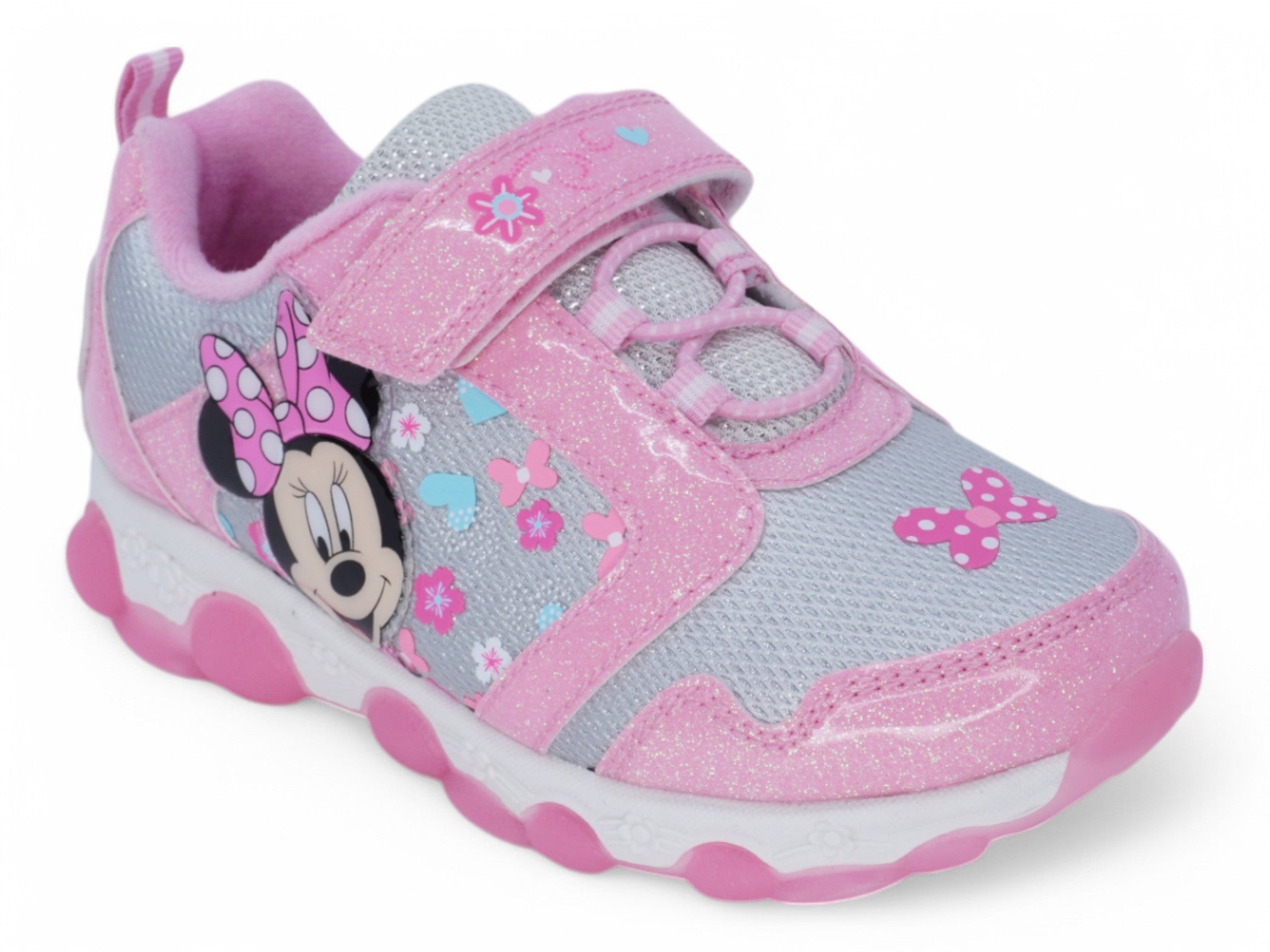Toddler Pink & Silver Minnie Mouse Sneaker