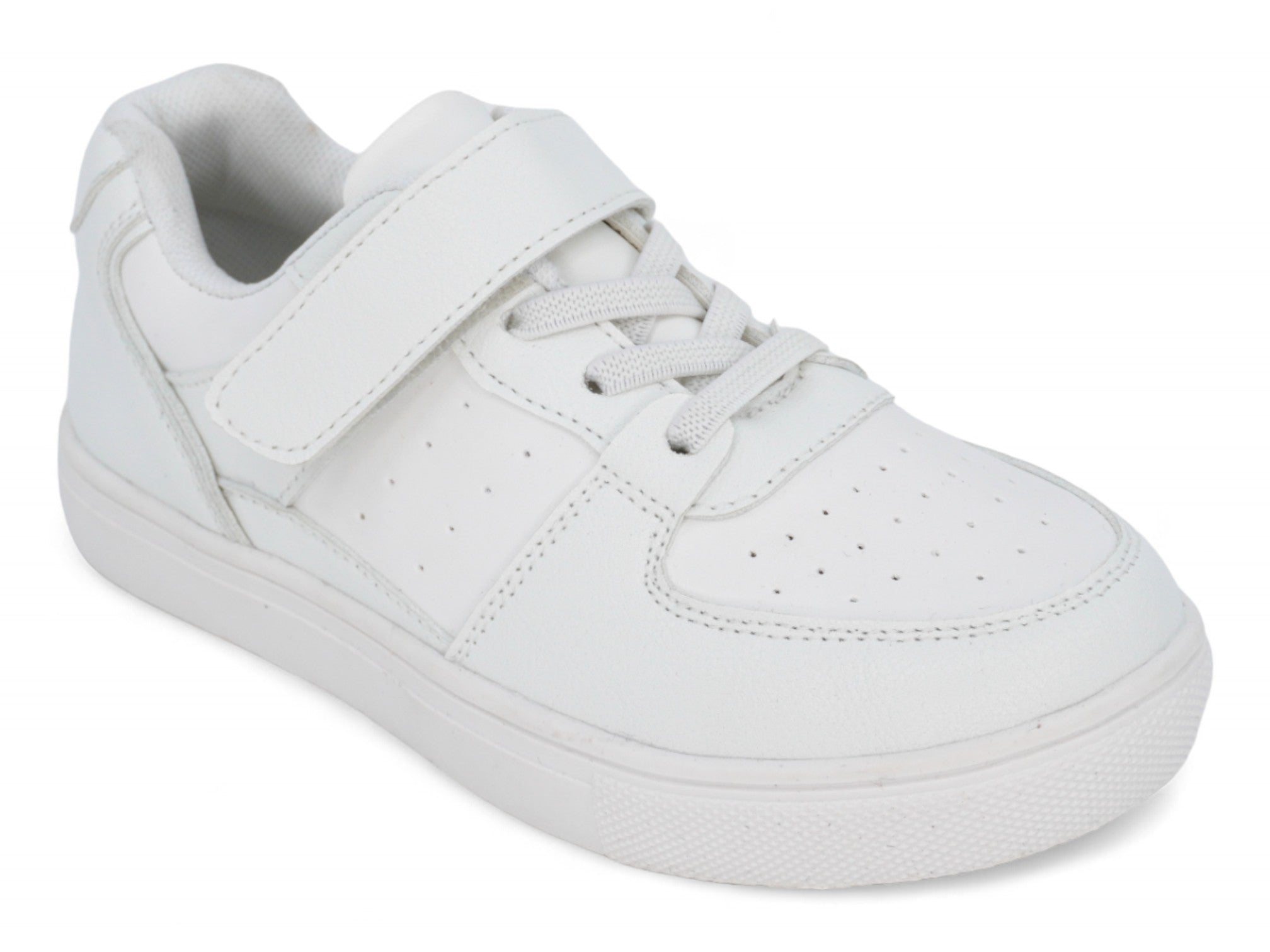 Girls White Courtside Sneaker
