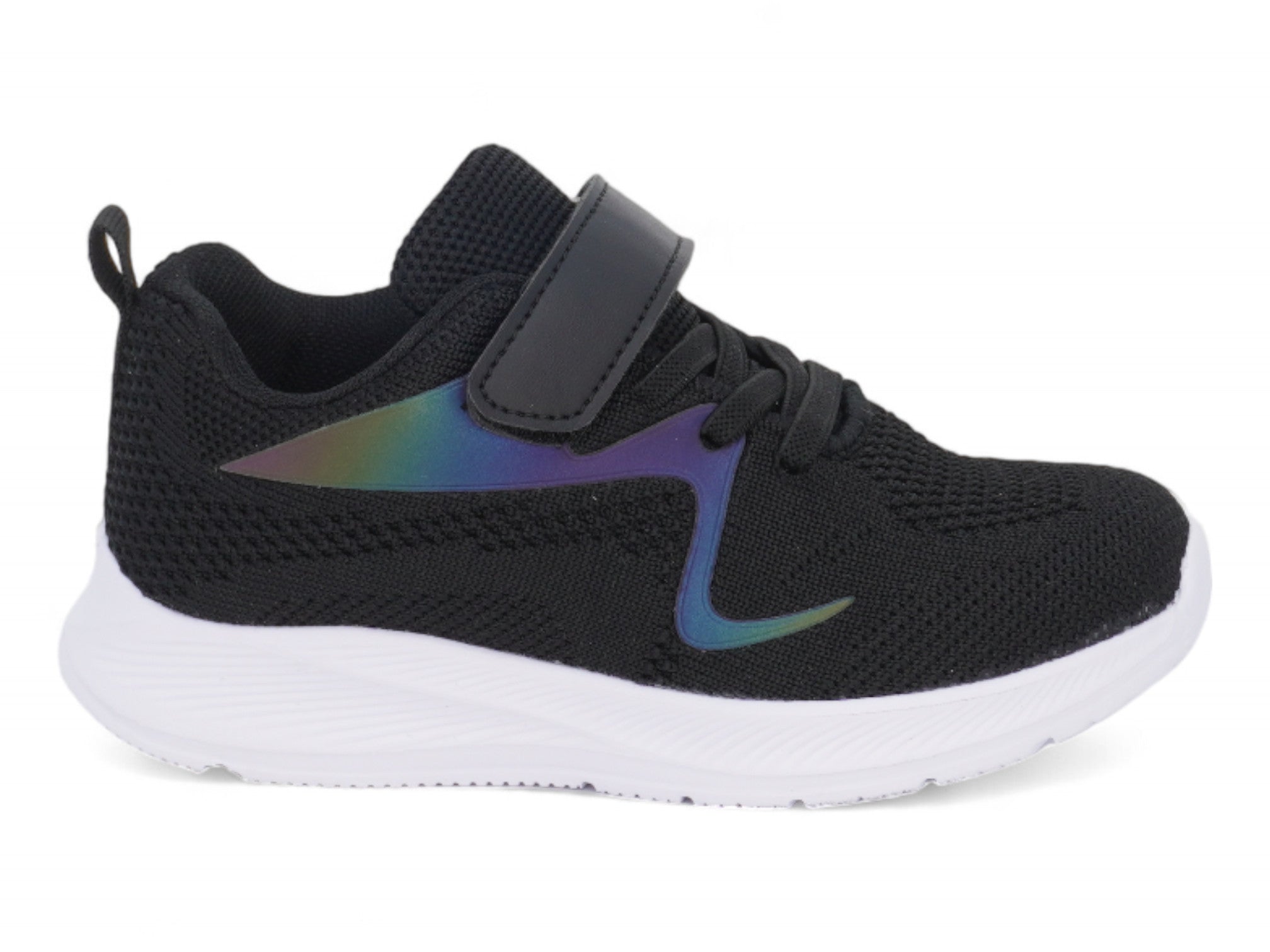 Toddler Black Lace Slip On Sneaker