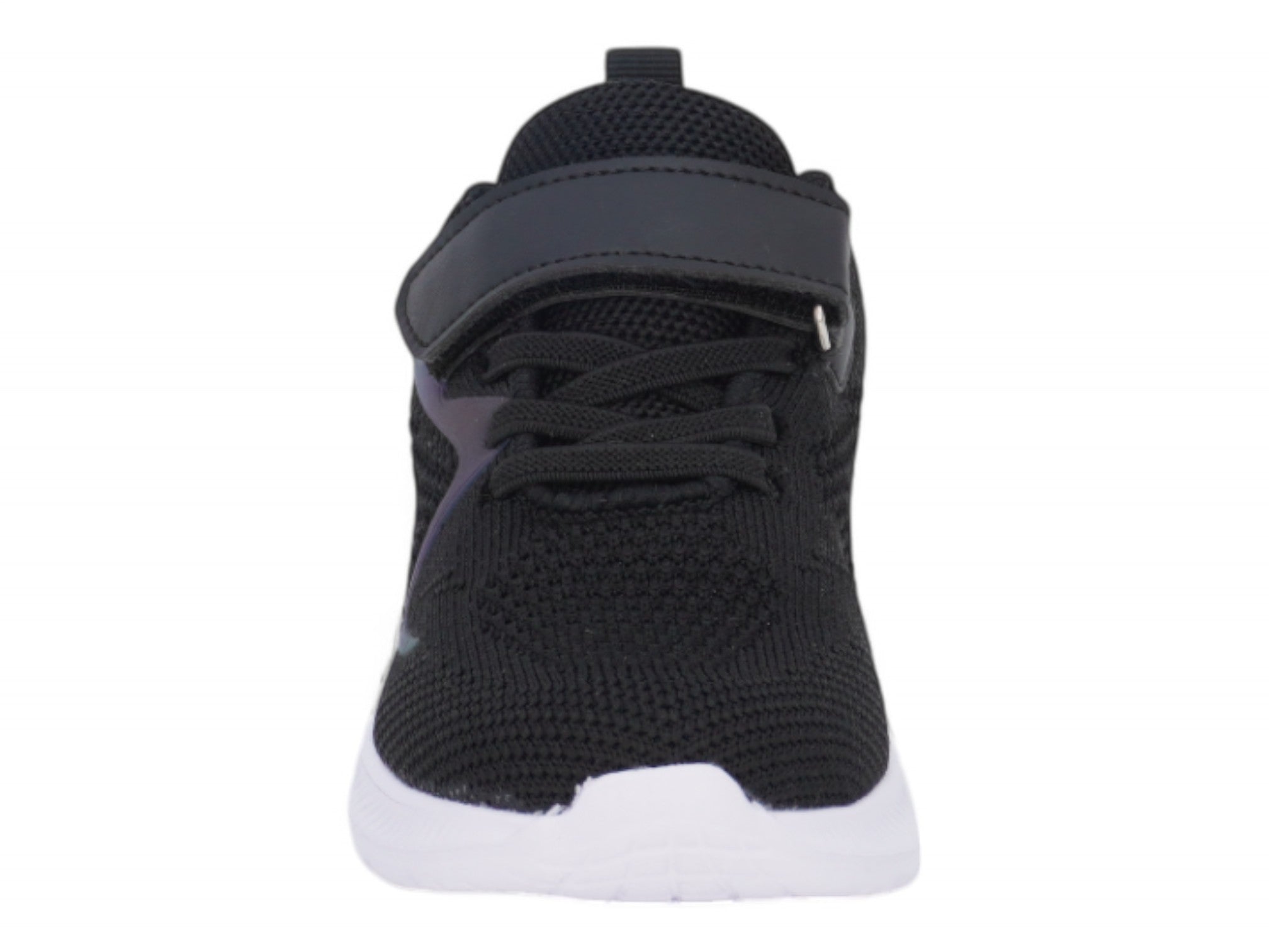 Toddler Black Lace Slip On Sneaker