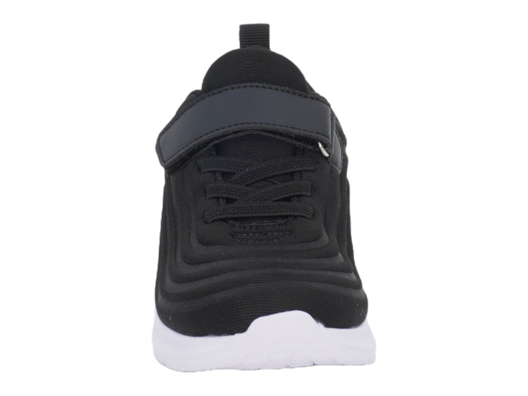 Toddler Black Lines Slip-On Sneaker