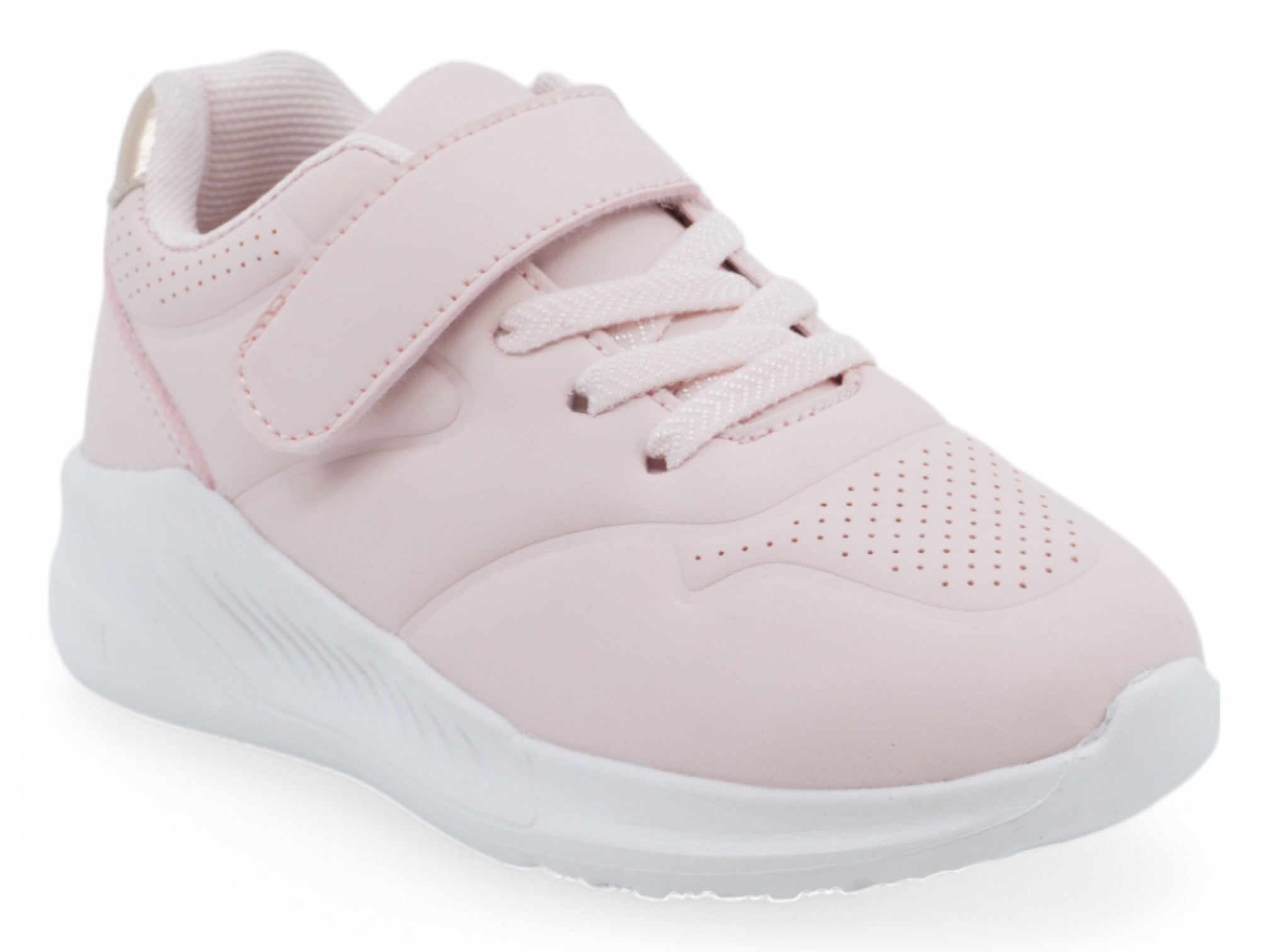 Toddler Pink Lace Up Sneaker