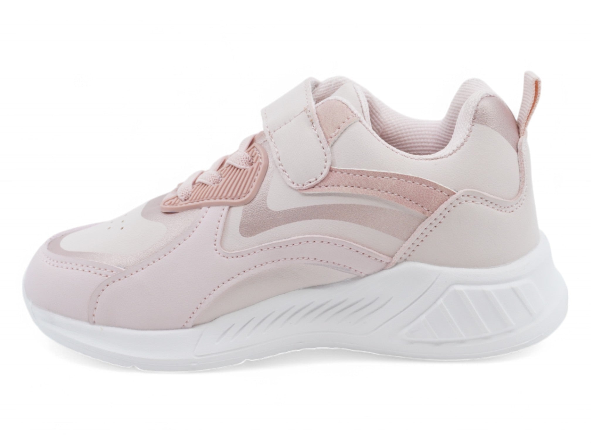 Toddler Pink & Gold Bubble Sneaker