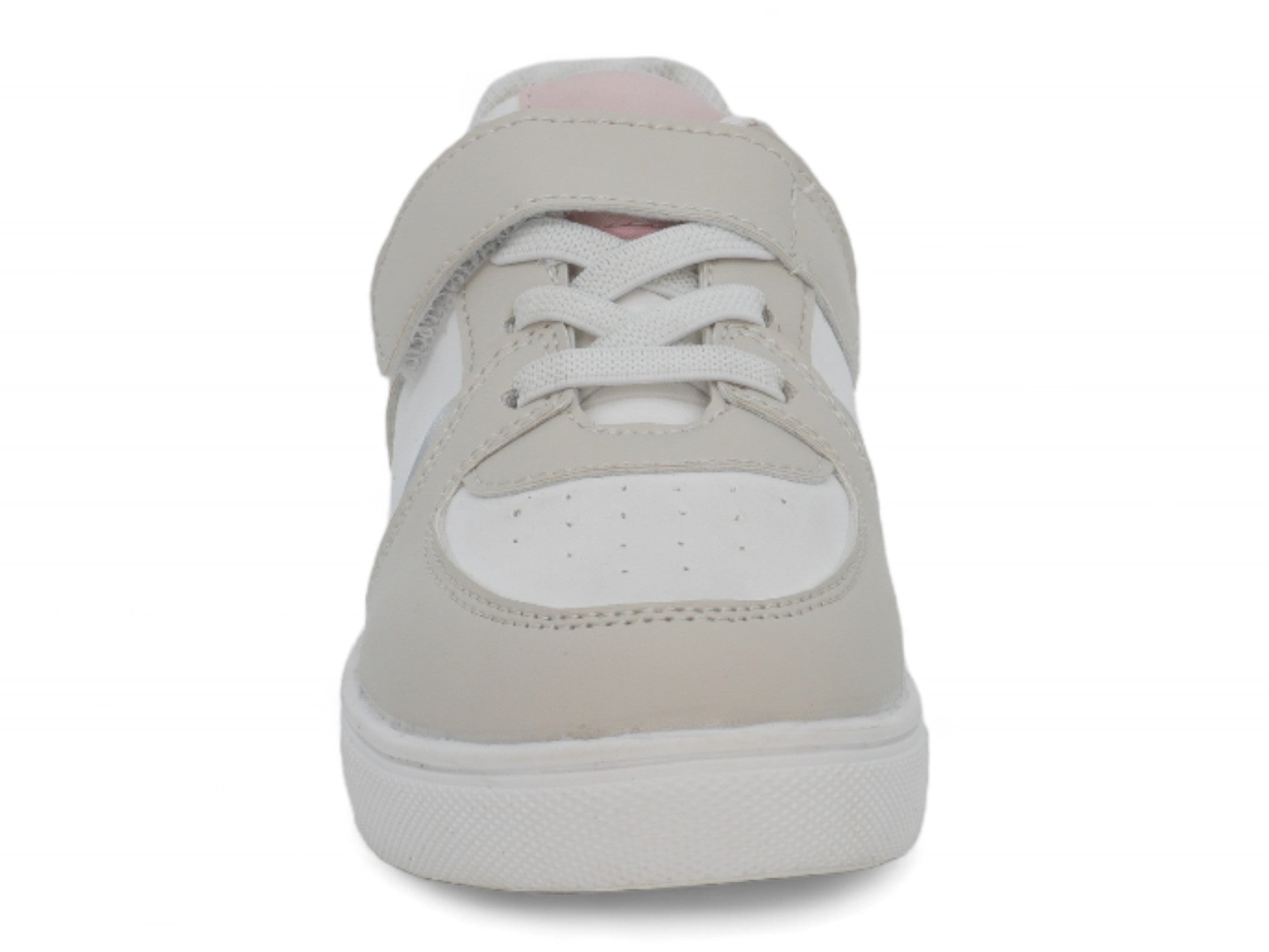 Toddler Gray & Pink Laceup Sneaker