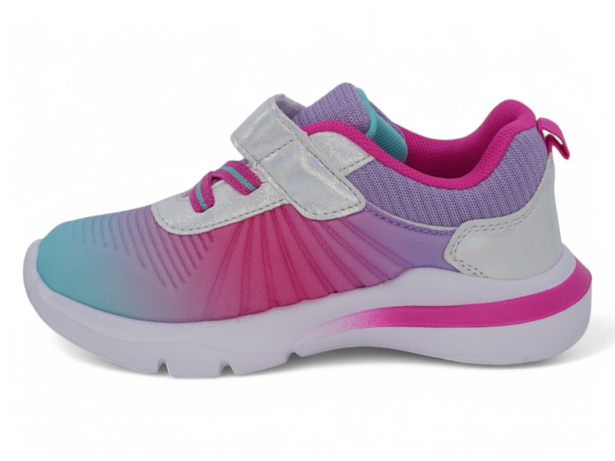 Toddler Pink & Purple Ray Velcro Sneaker
