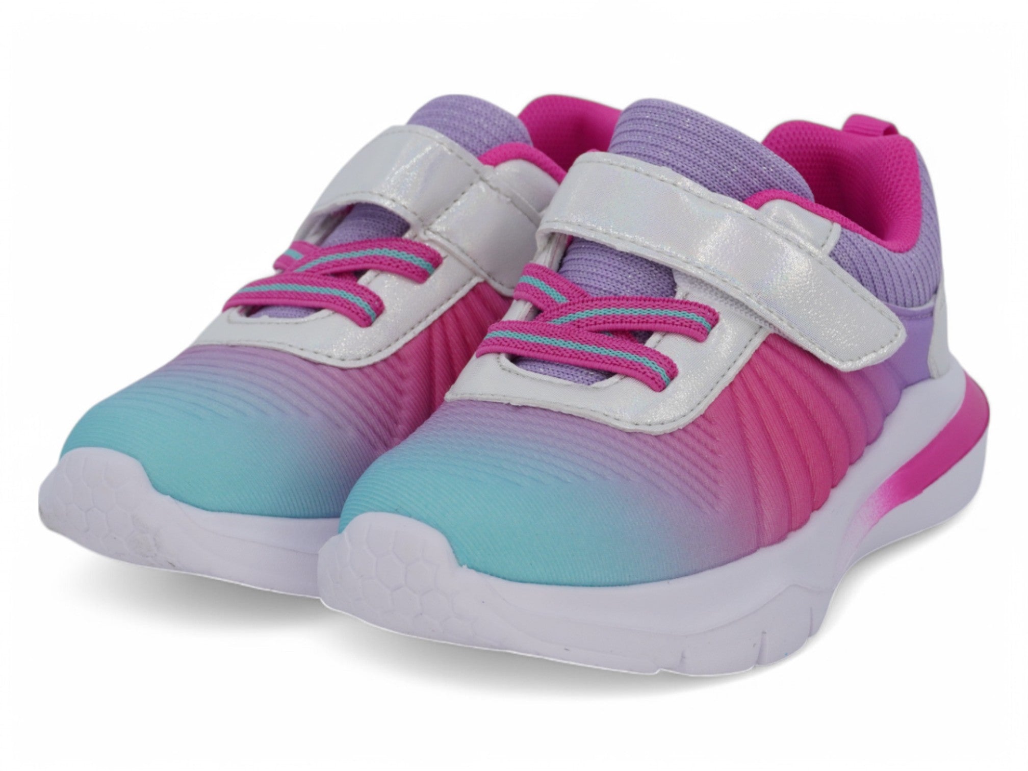 Toddler Pink & Purple Ray Velcro Sneaker