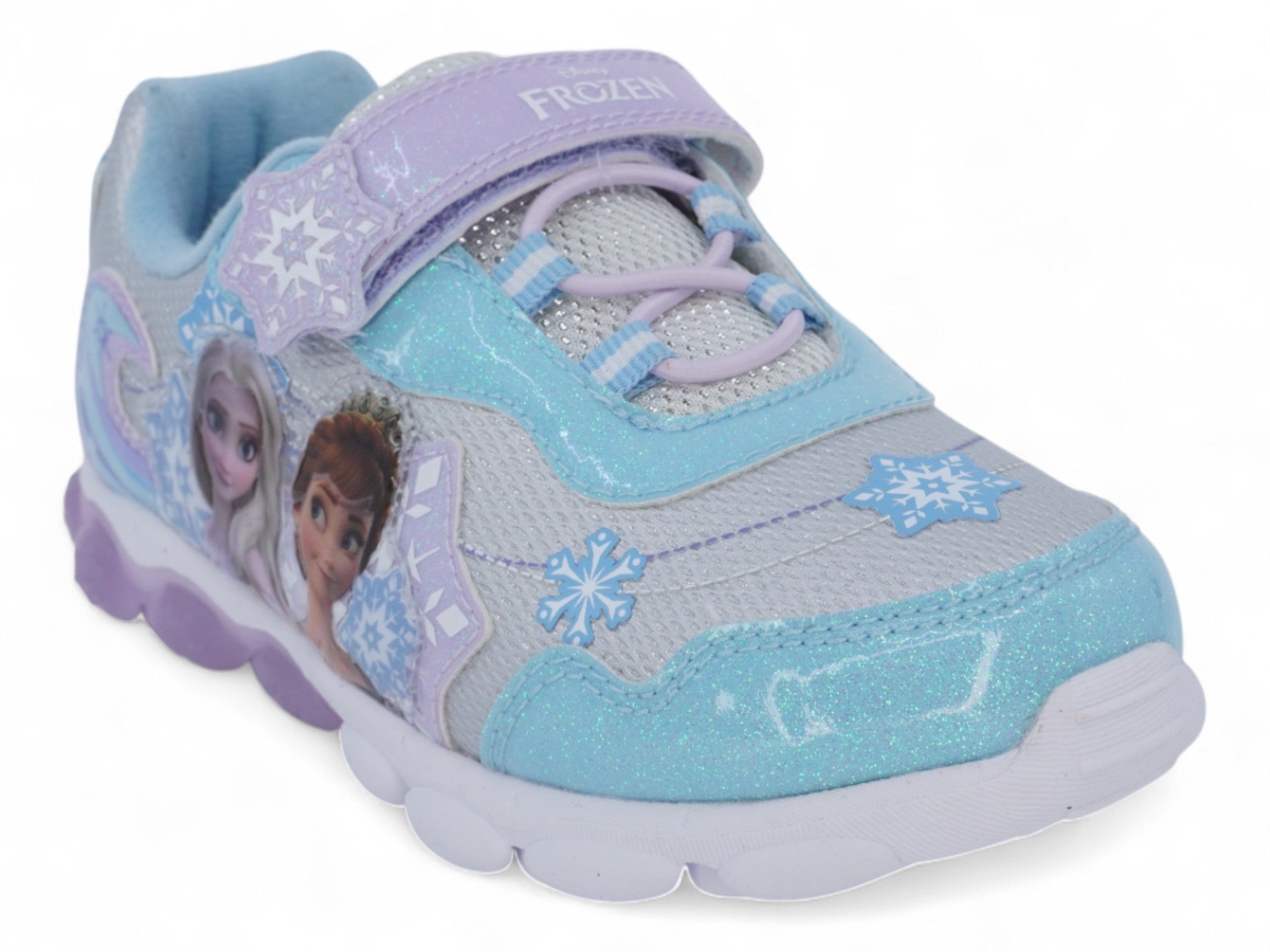 Toddler Purple & Blue Frozen Light Up Sneaker