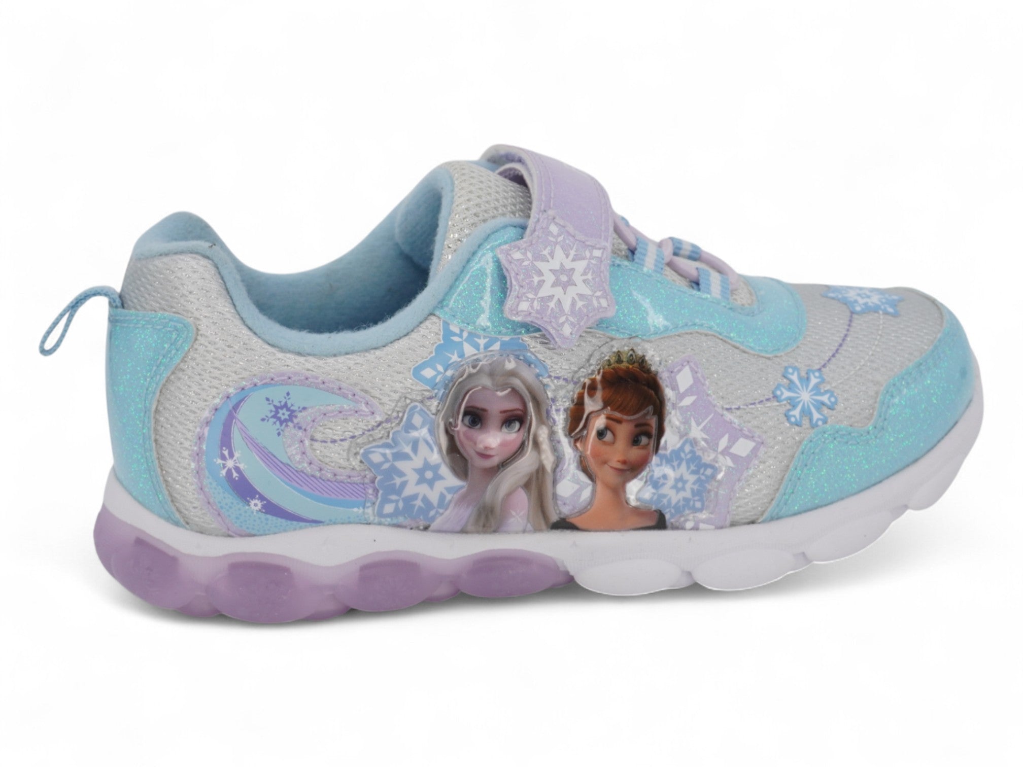 Toddler Purple & Blue Frozen Light Up Sneaker