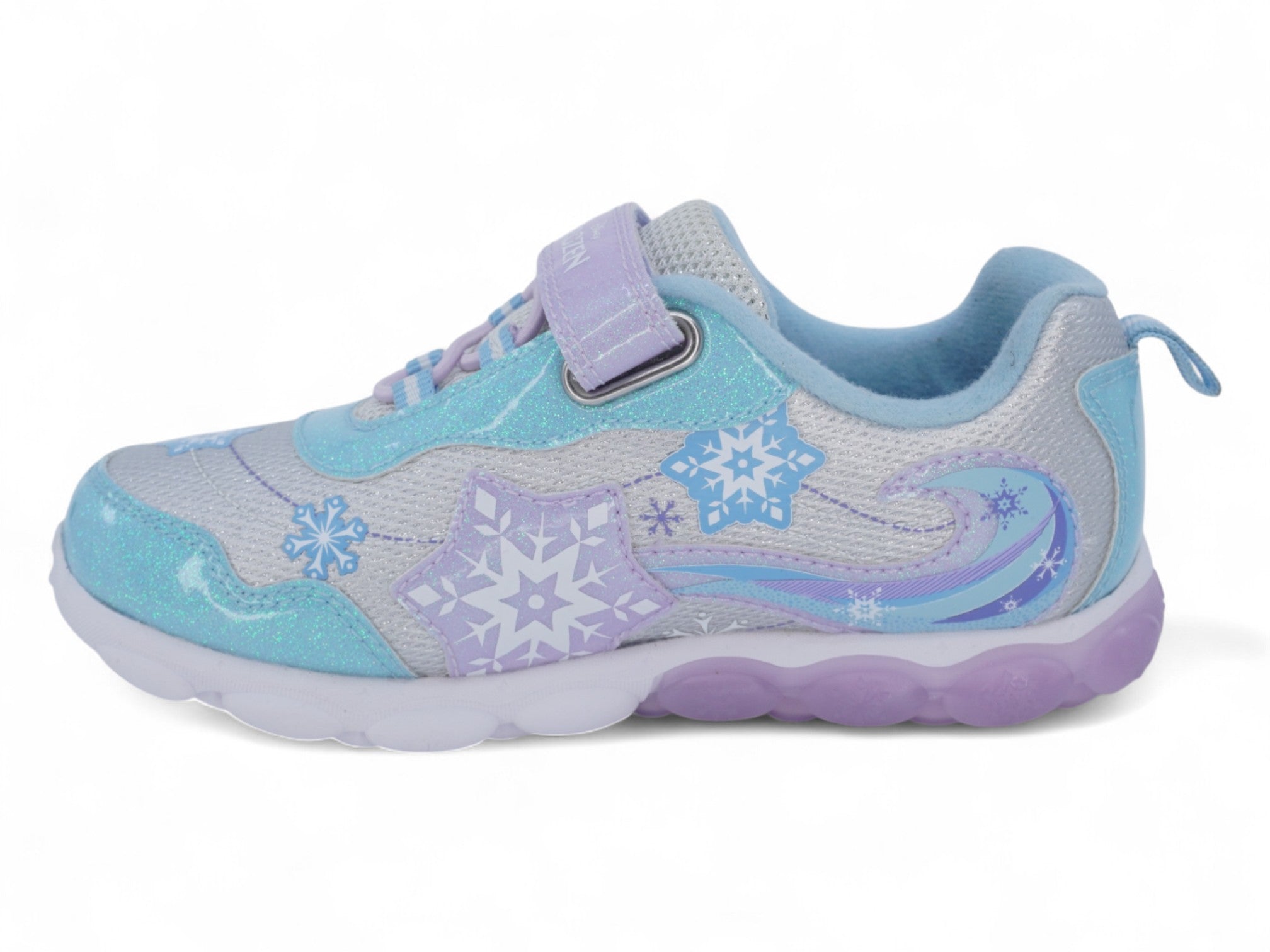 Toddler Purple & Blue Frozen Light Up Sneaker