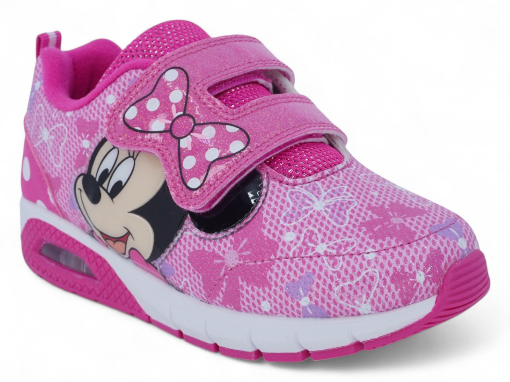 Toddler Pink Polka Dot Minnie Bubble Sneaker