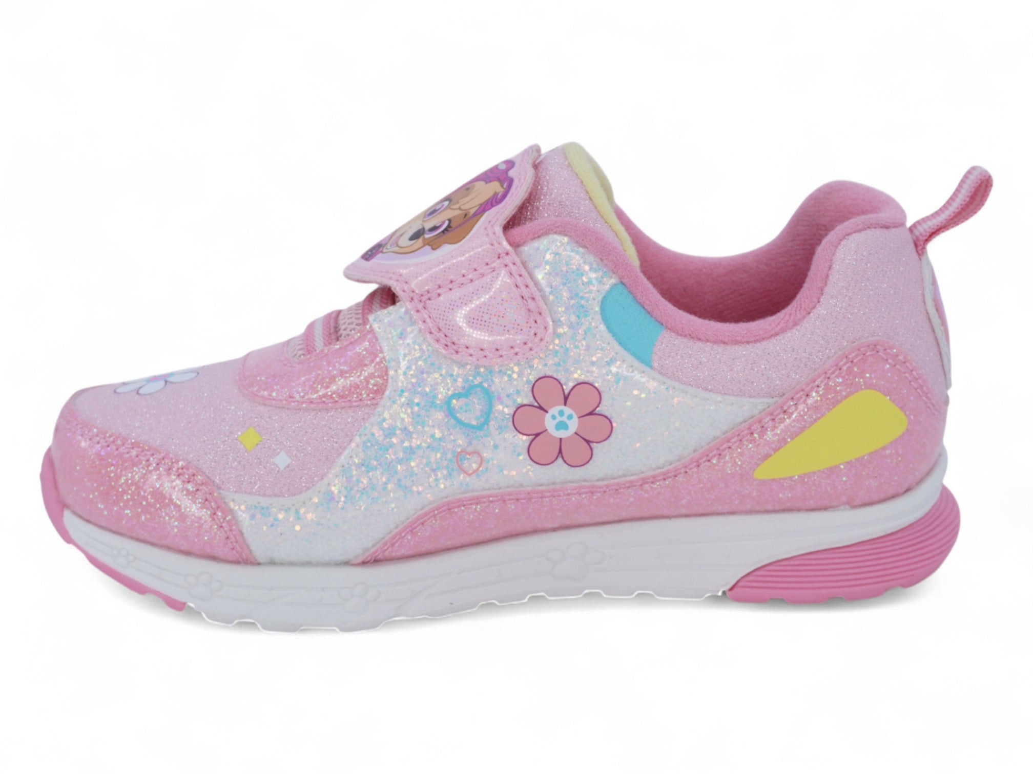 Toddler Pink Floral Paw Patrol Sneaker