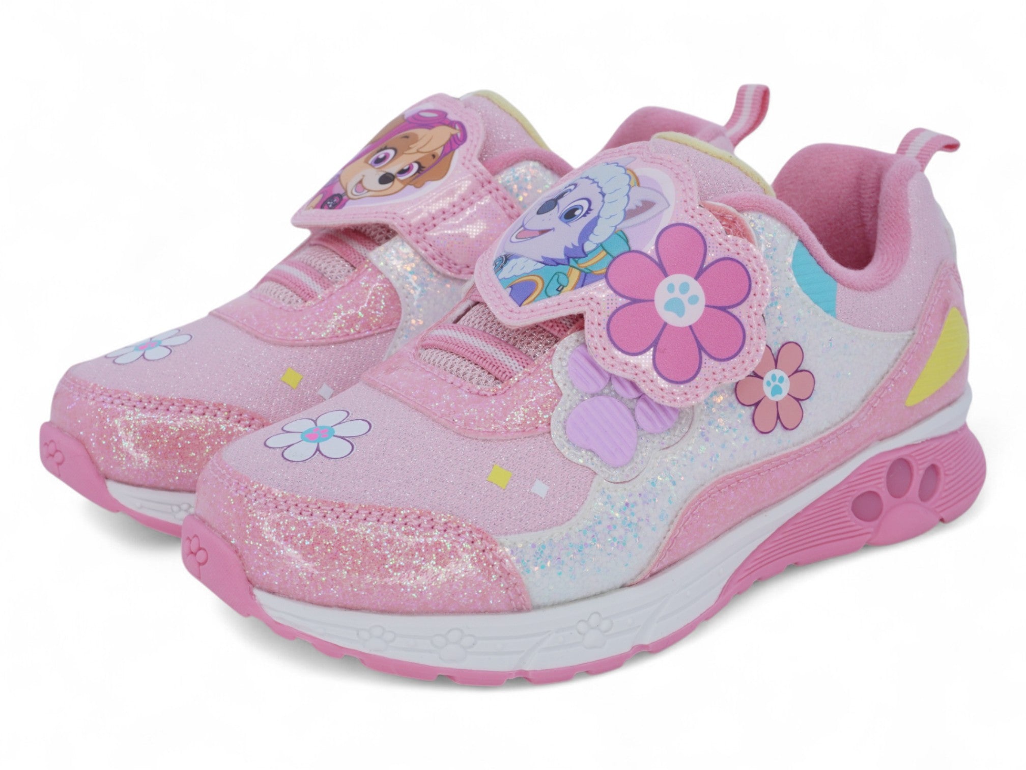 Toddler Pink Floral Paw Patrol Sneaker