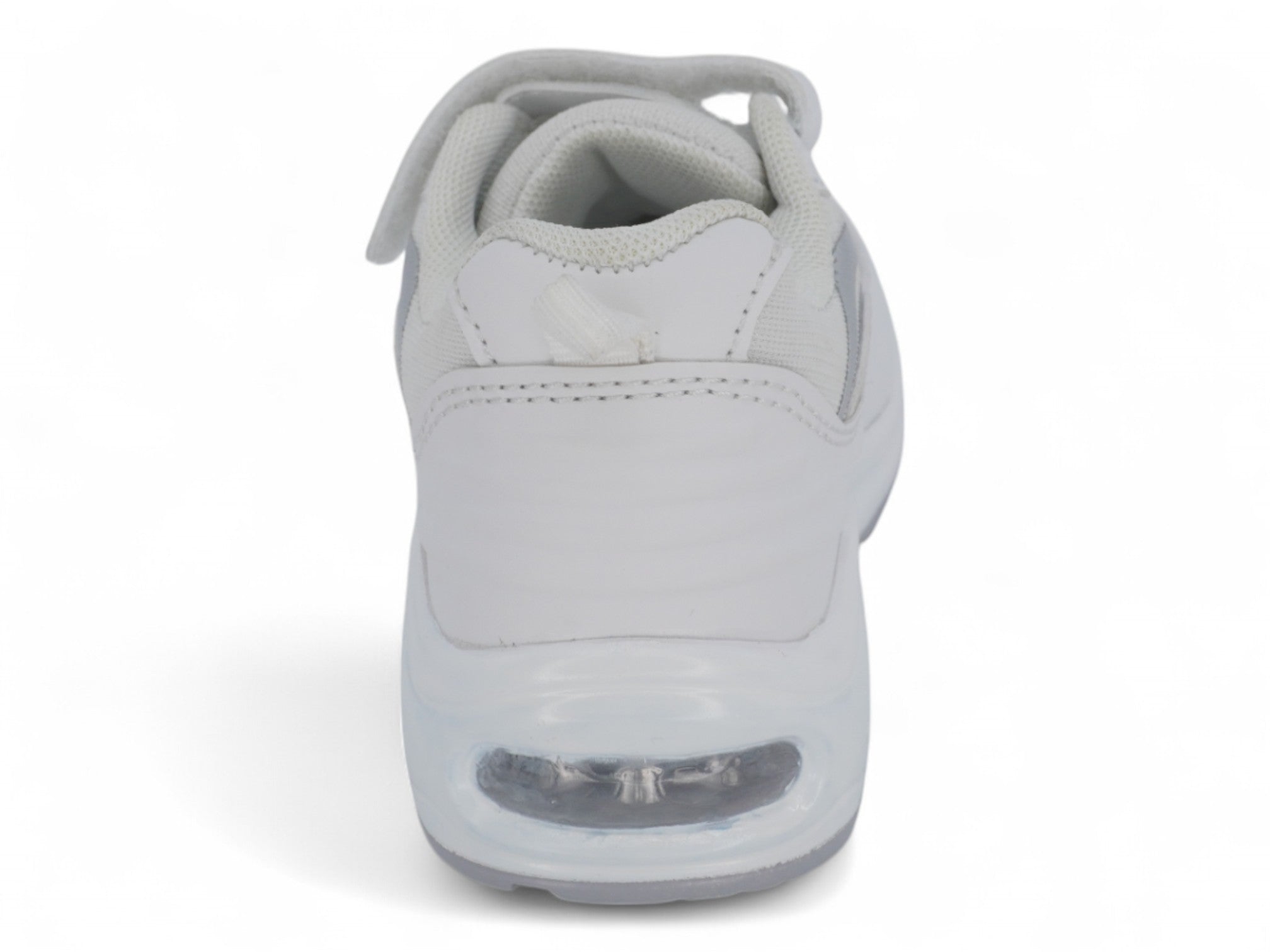 Toddler White & Gray Bubble Athletic Sneaker