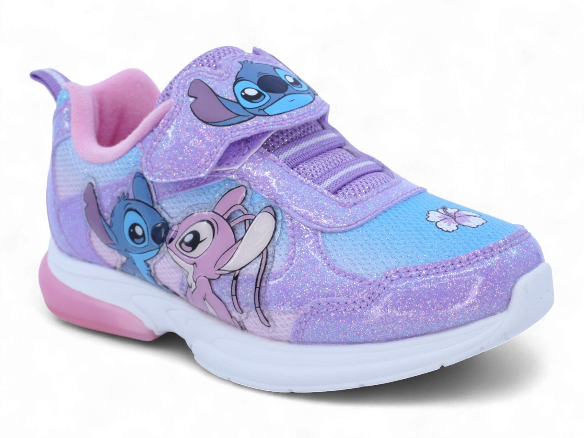 Girls' Purple Stitch Sneaker